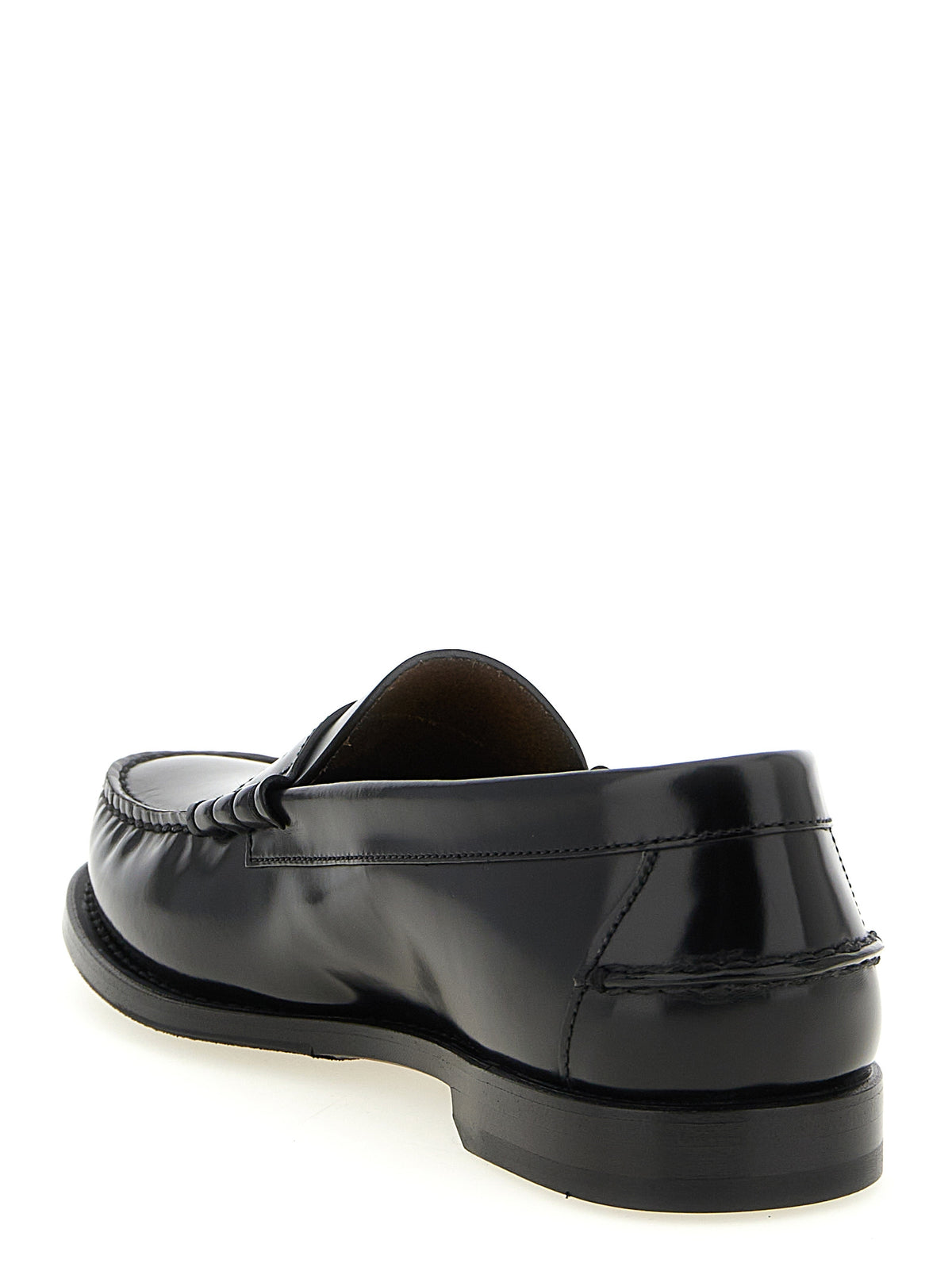 Prada Brushed Leather Loafers