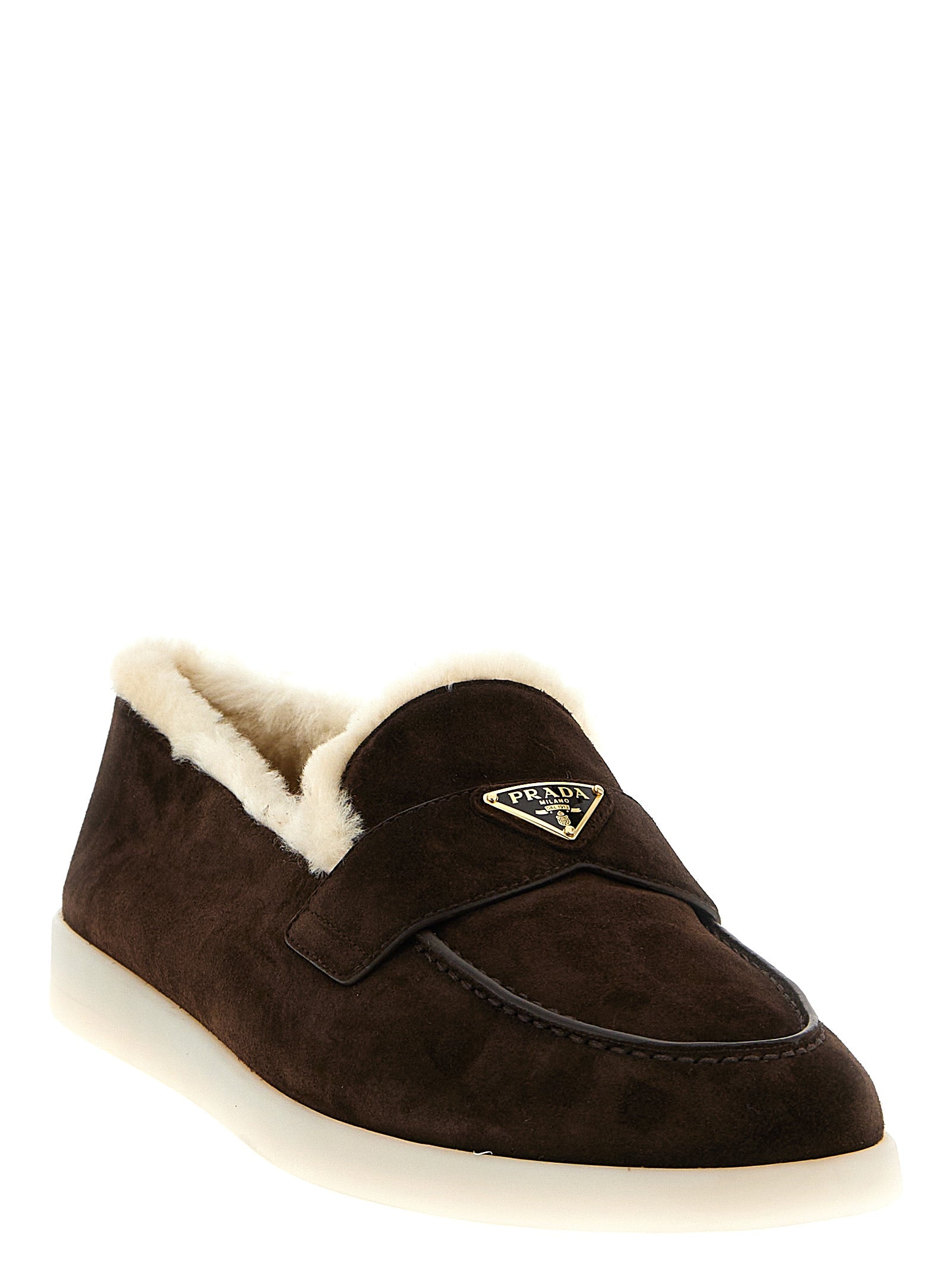 Prada Suede Loafers