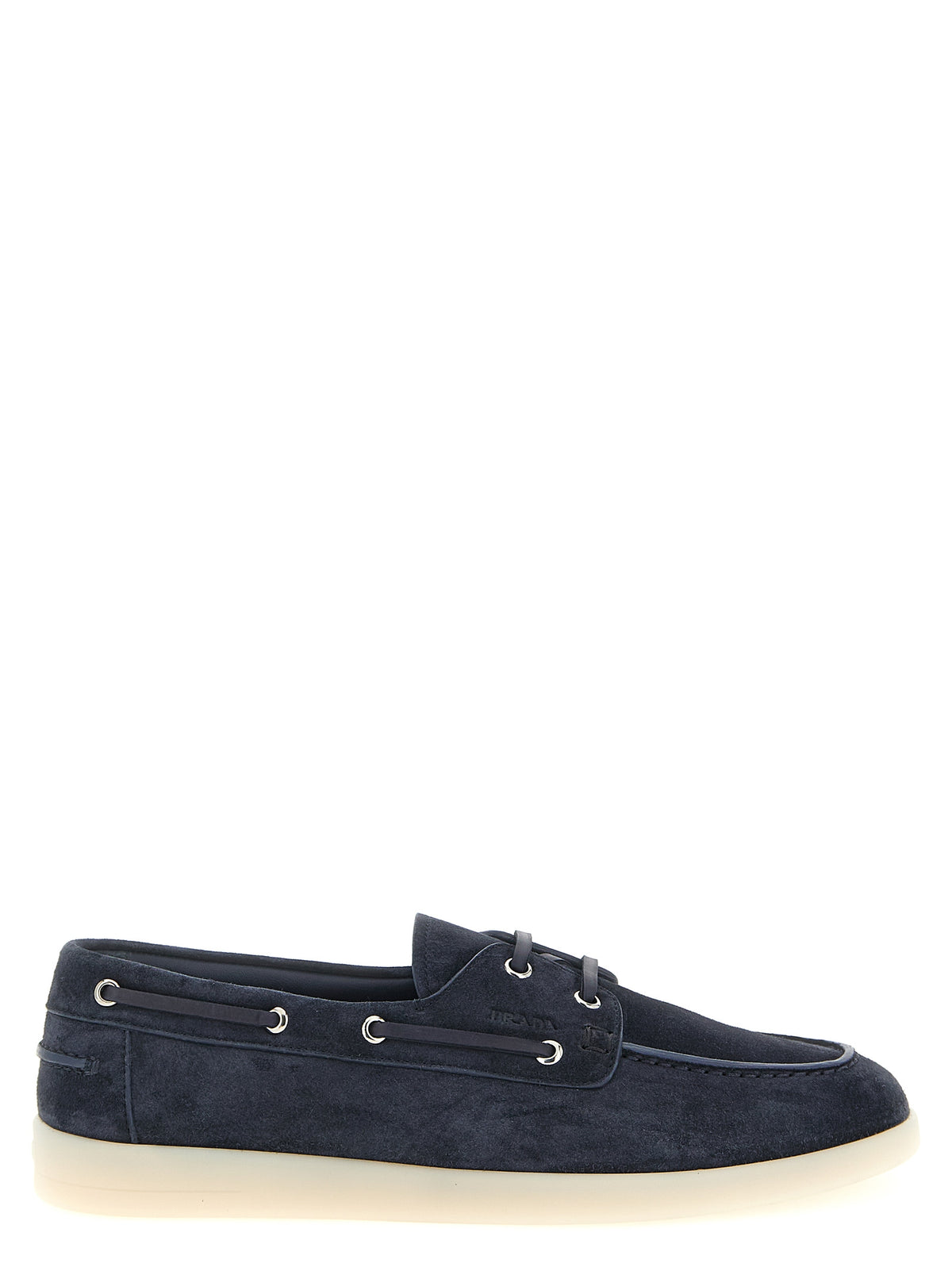 Prada Suede Boat Shoe