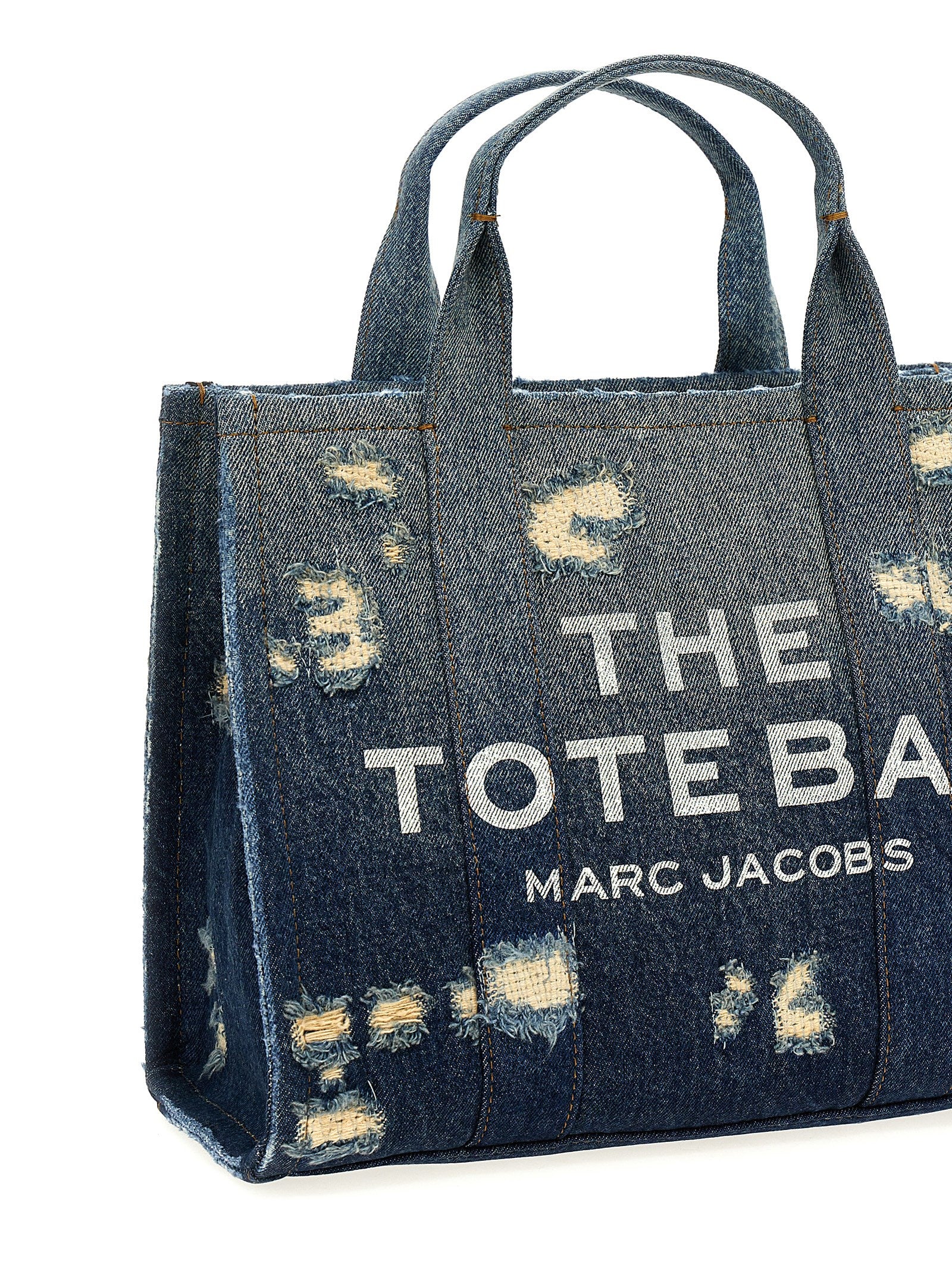 Marc Jacobs 'The Rip And Repair Denim Medium Tote' Shopping Bag