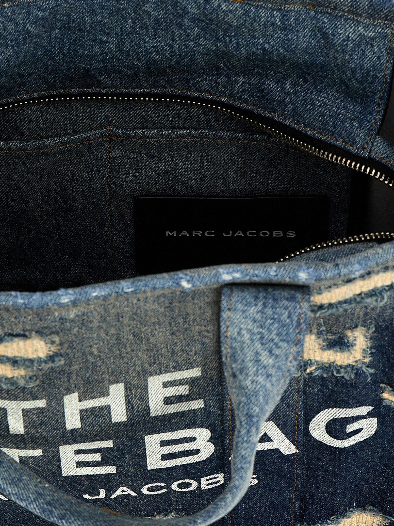 Marc Jacobs 'The Rip And Repair Denim Medium Tote' Shopping Bag