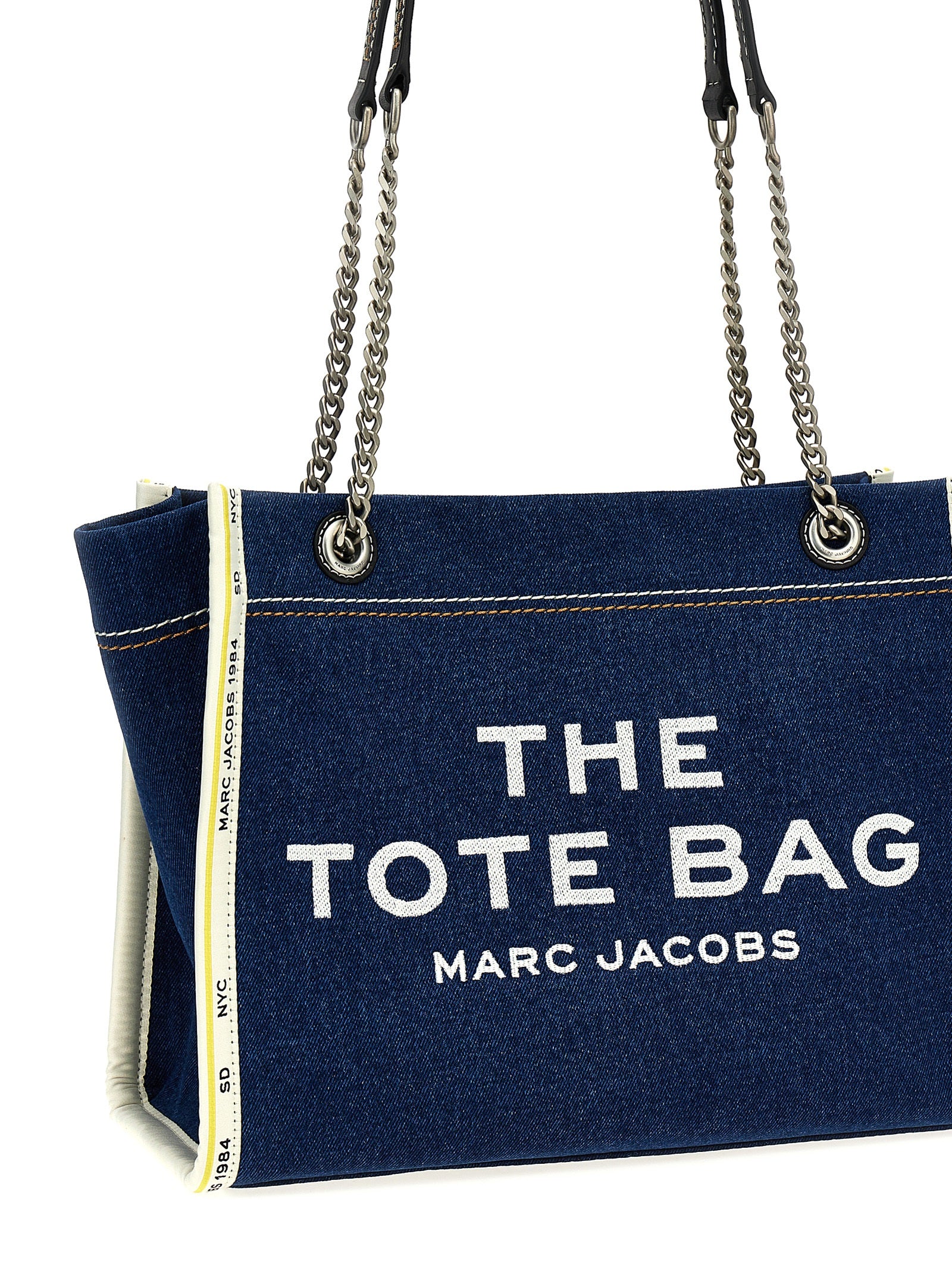 Marc Jacobs 'The Denim Chain Medium Tote' Shoulder Bag