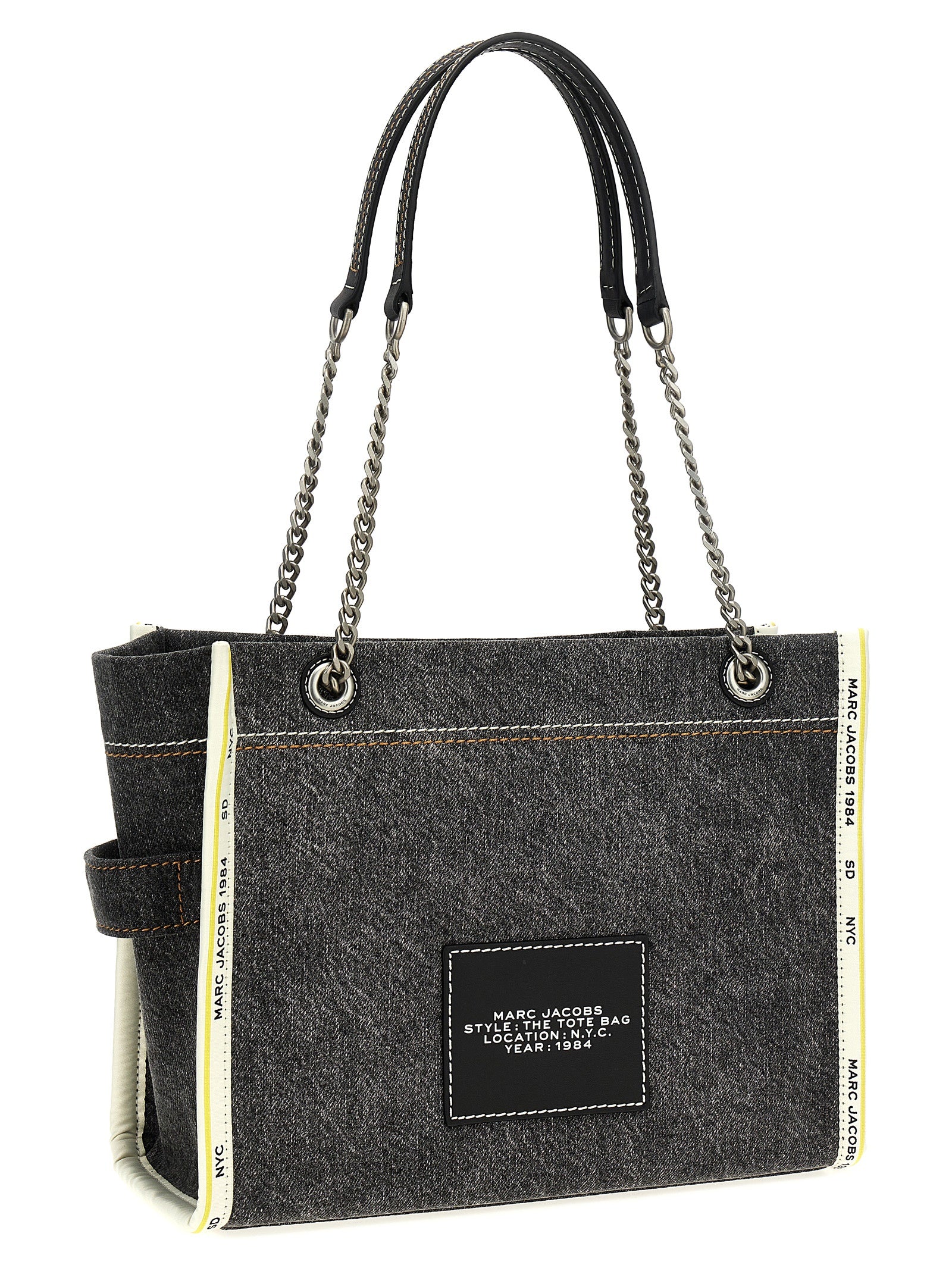 Marc Jacobs 'The Denim Chain Medium Tote' Shoulder Bag