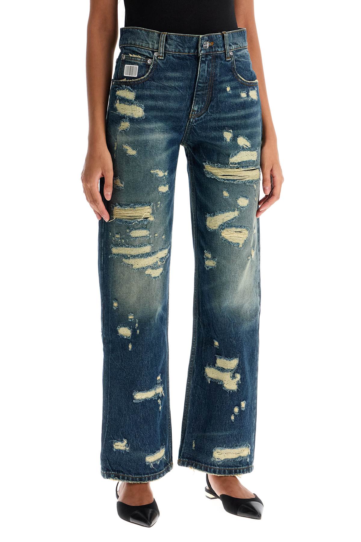 Marc Jacobs Jeans 'The Rip And Repair Straight Jean