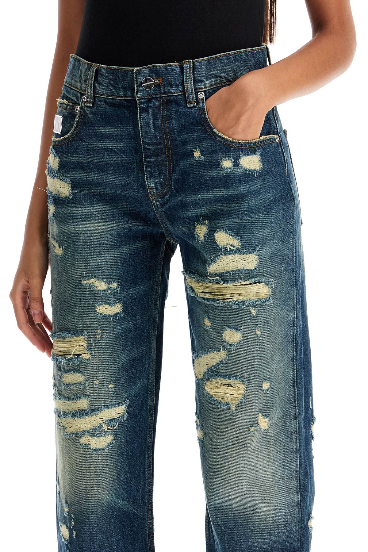 Marc Jacobs Jeans 'The Rip And Repair Straight Jean