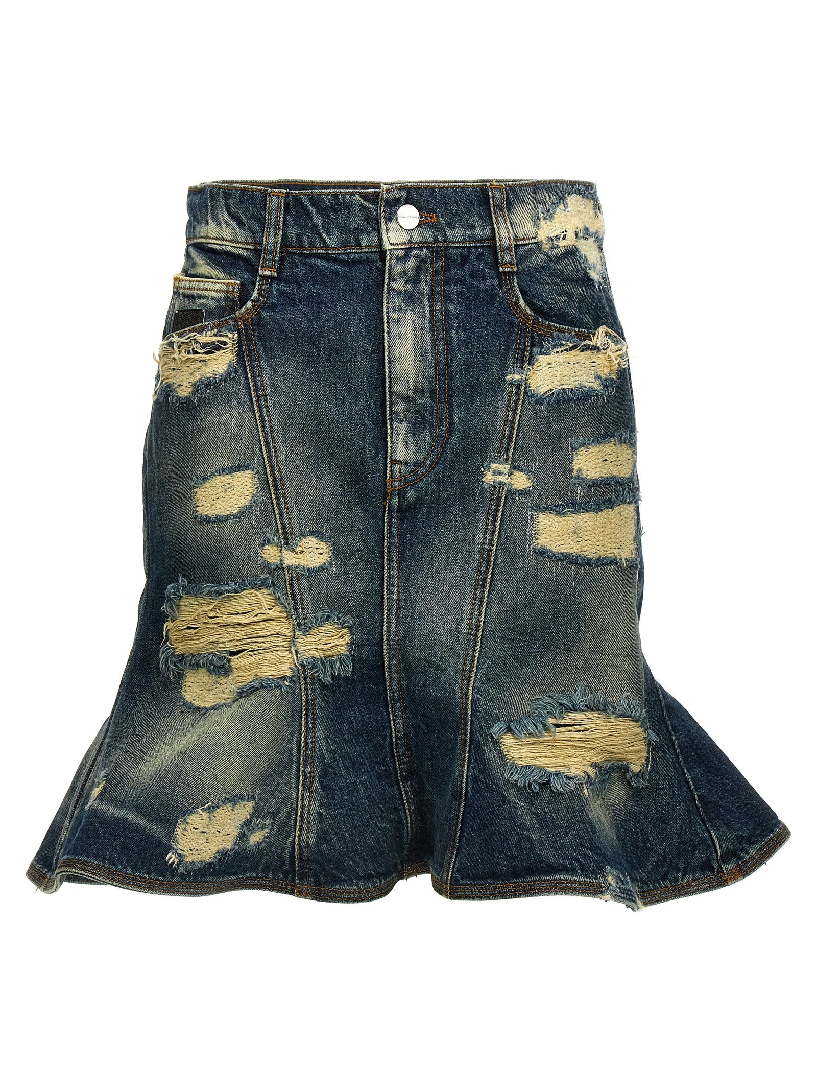 Marc Jacobs 'The Rip And Repair Straight Jean' Skirt