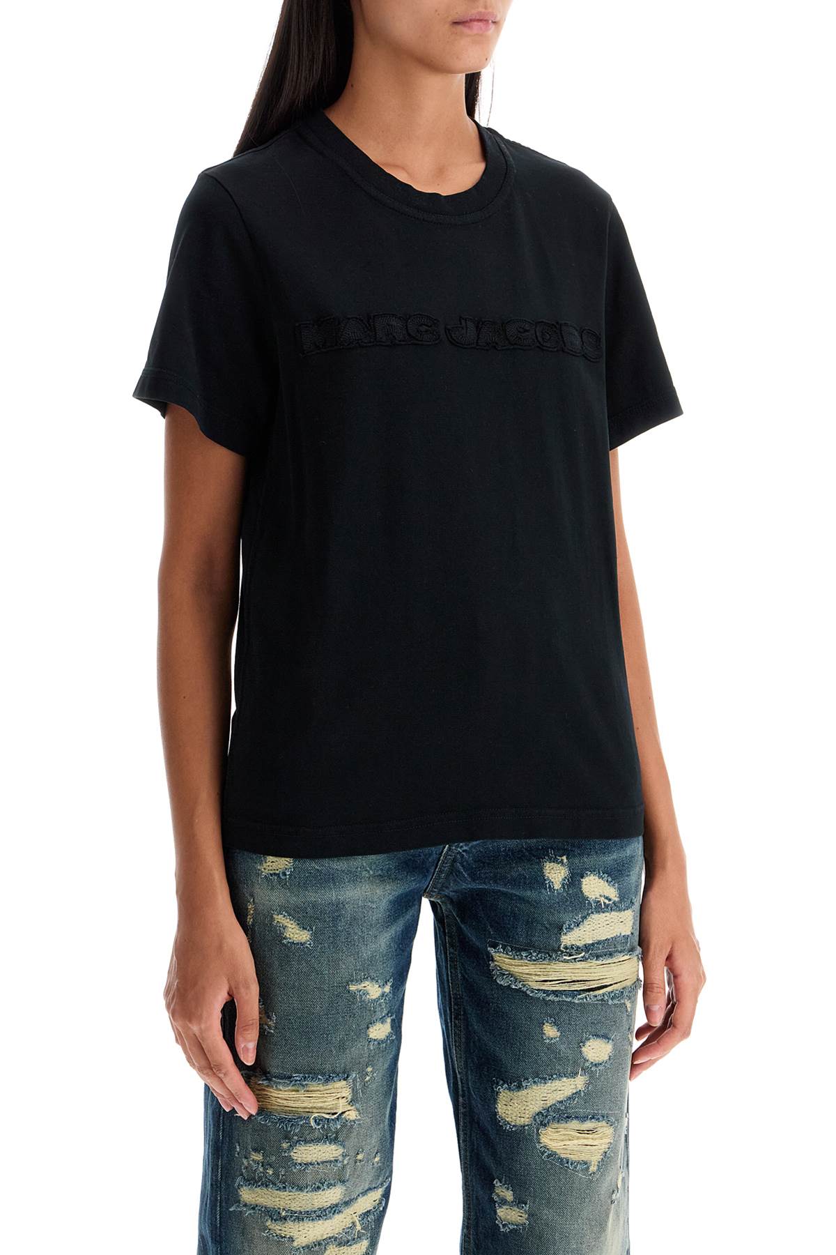 Marc Jacobs T-Shirt With Patch Logo Design