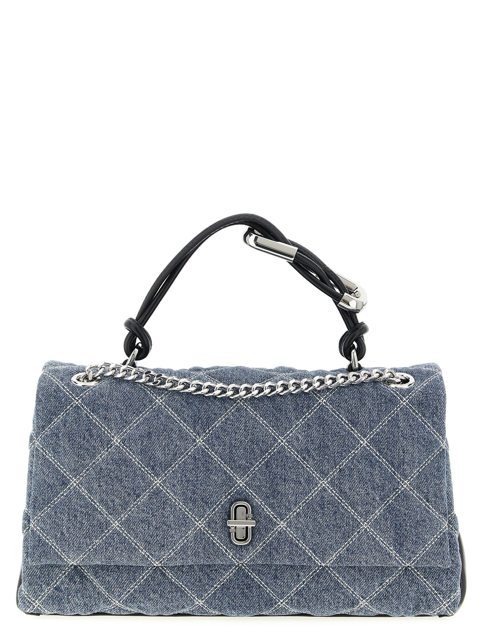 Marc Jacobs 'The Quilted Denim Dual' Medium Shoulder Bag