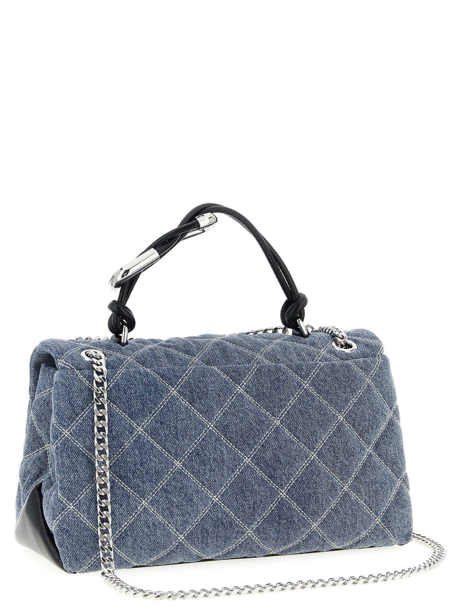 Marc Jacobs 'The Quilted Denim Dual' Medium Shoulder Bag