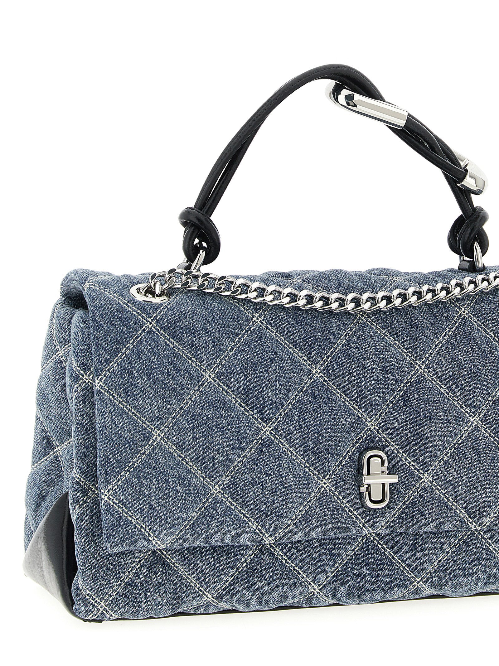 Marc Jacobs 'The Quilted Denim Dual' Medium Shoulder Bag