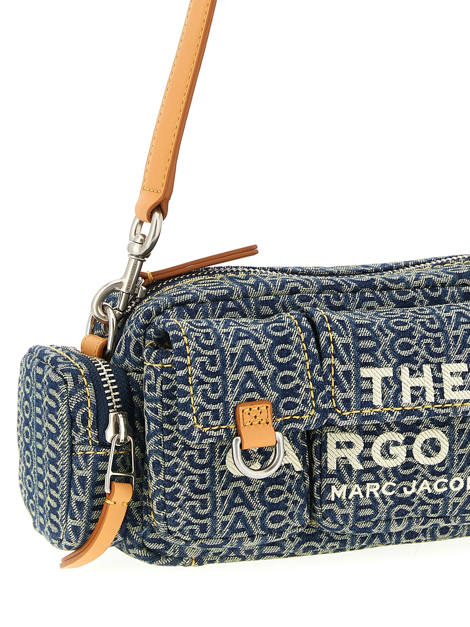 Marc Jacobs 'The Cargo Monogram Denim' Shoulder Bag