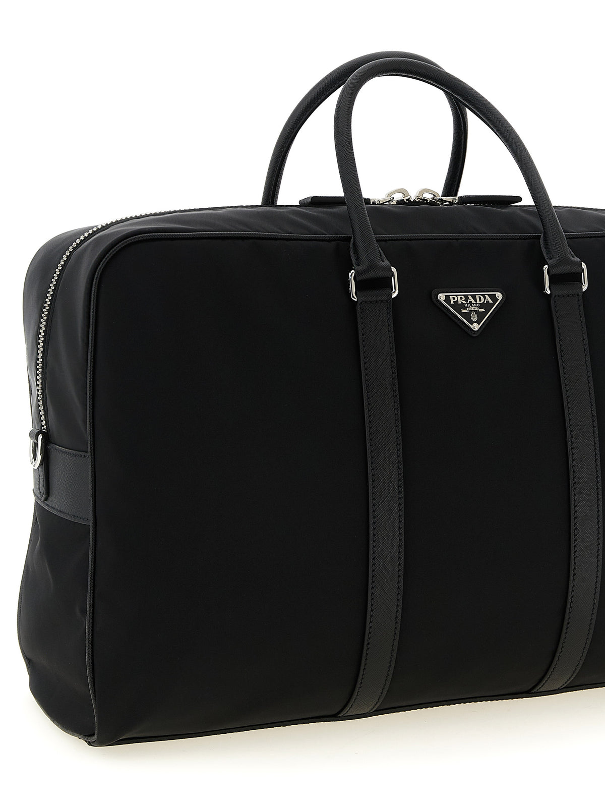 Prada Re-Nylon And Saffiano Travel Bag