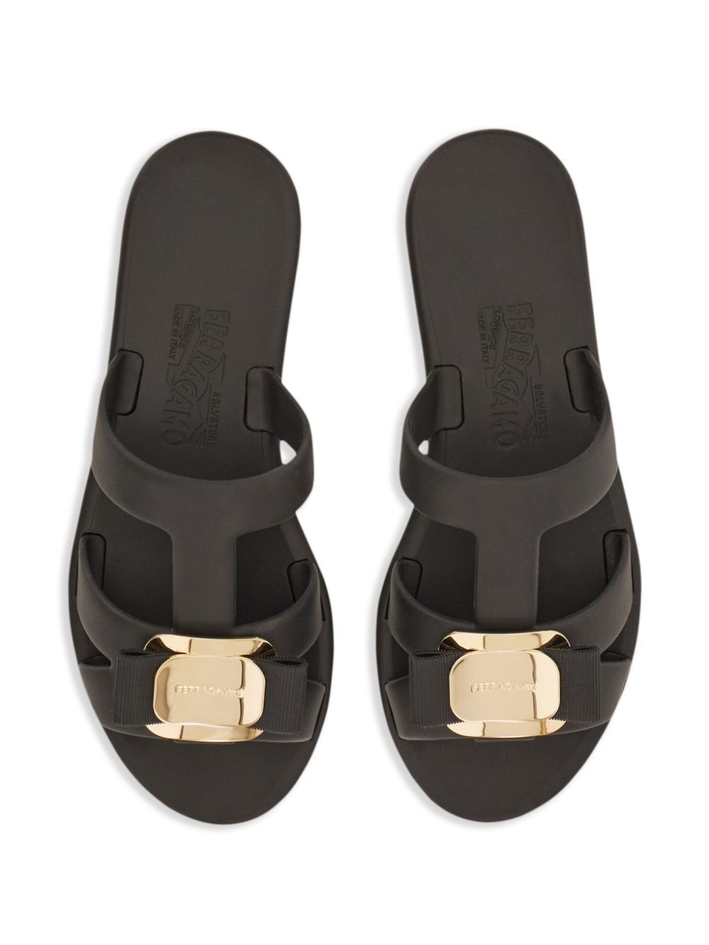 Ferragamo New Vara Rubber Slides