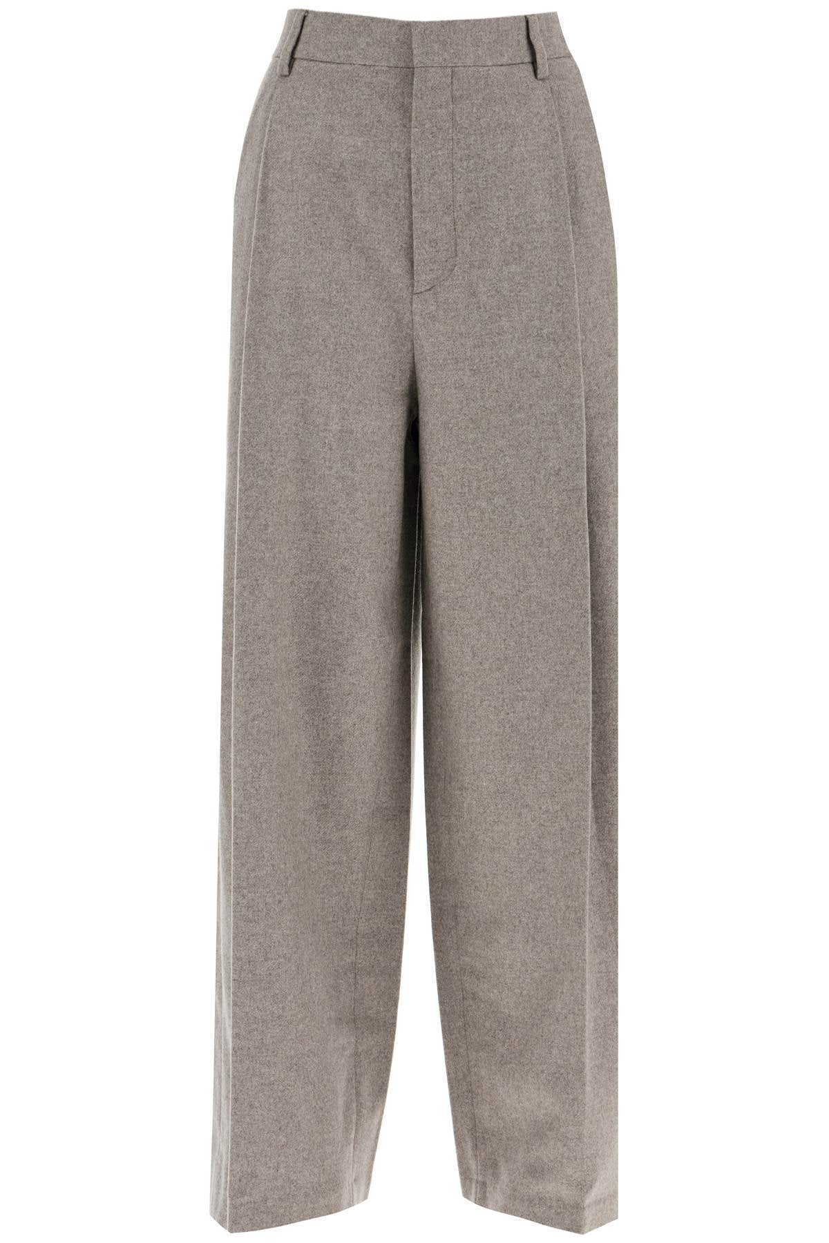 Filippa K Wide Leg Flannel Trousers For Men Or