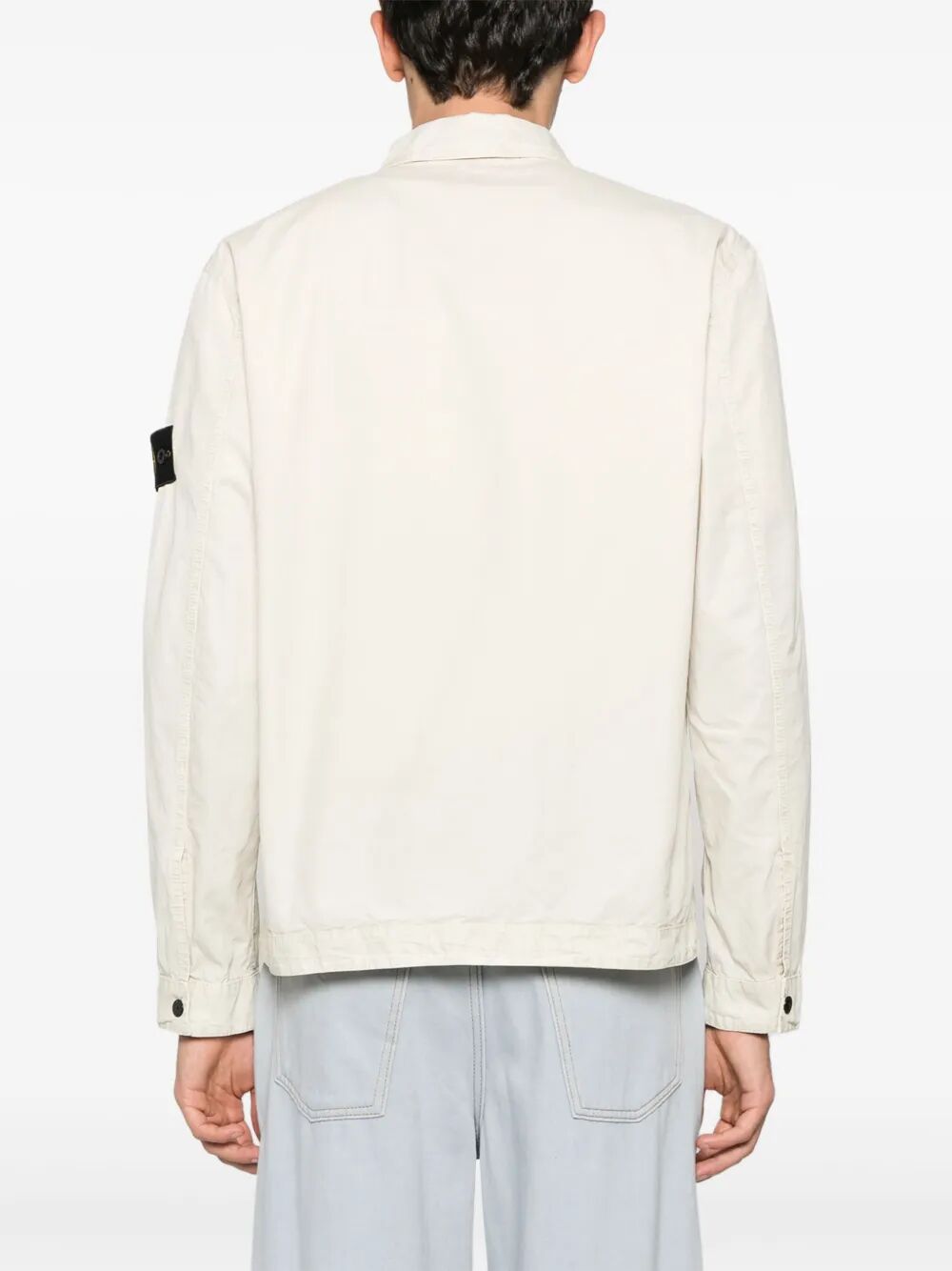Stone Island Zipper Cotton Overshirt