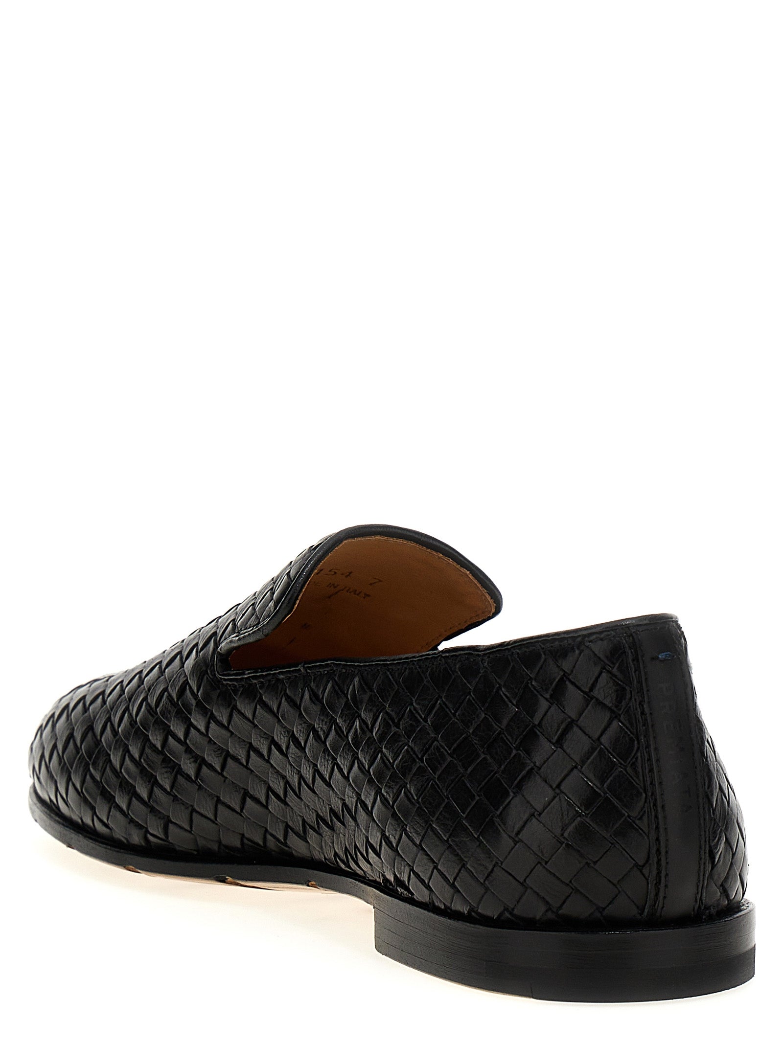 Premiata Braided Leather Loafers