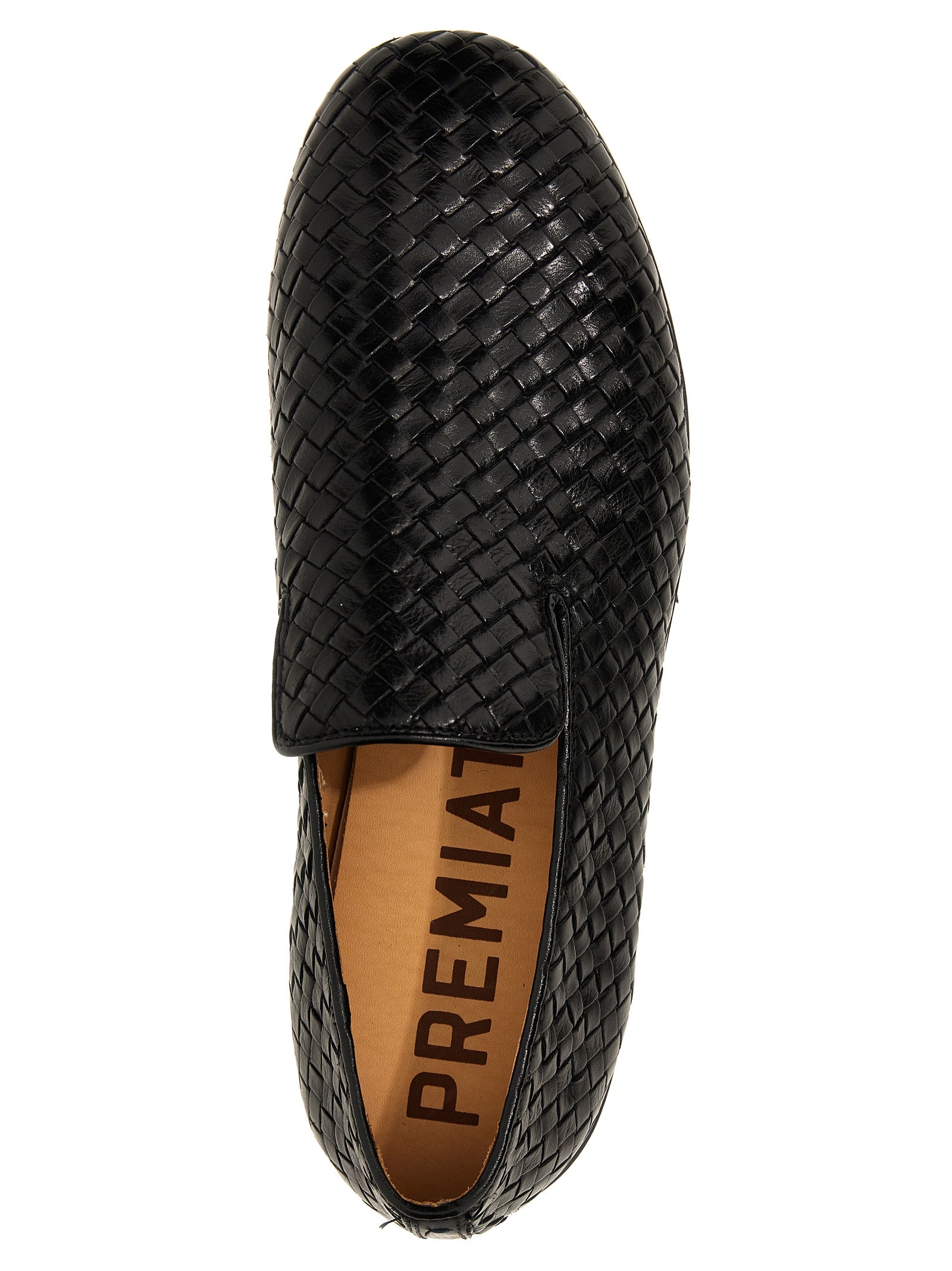 Premiata Braided Leather Loafers