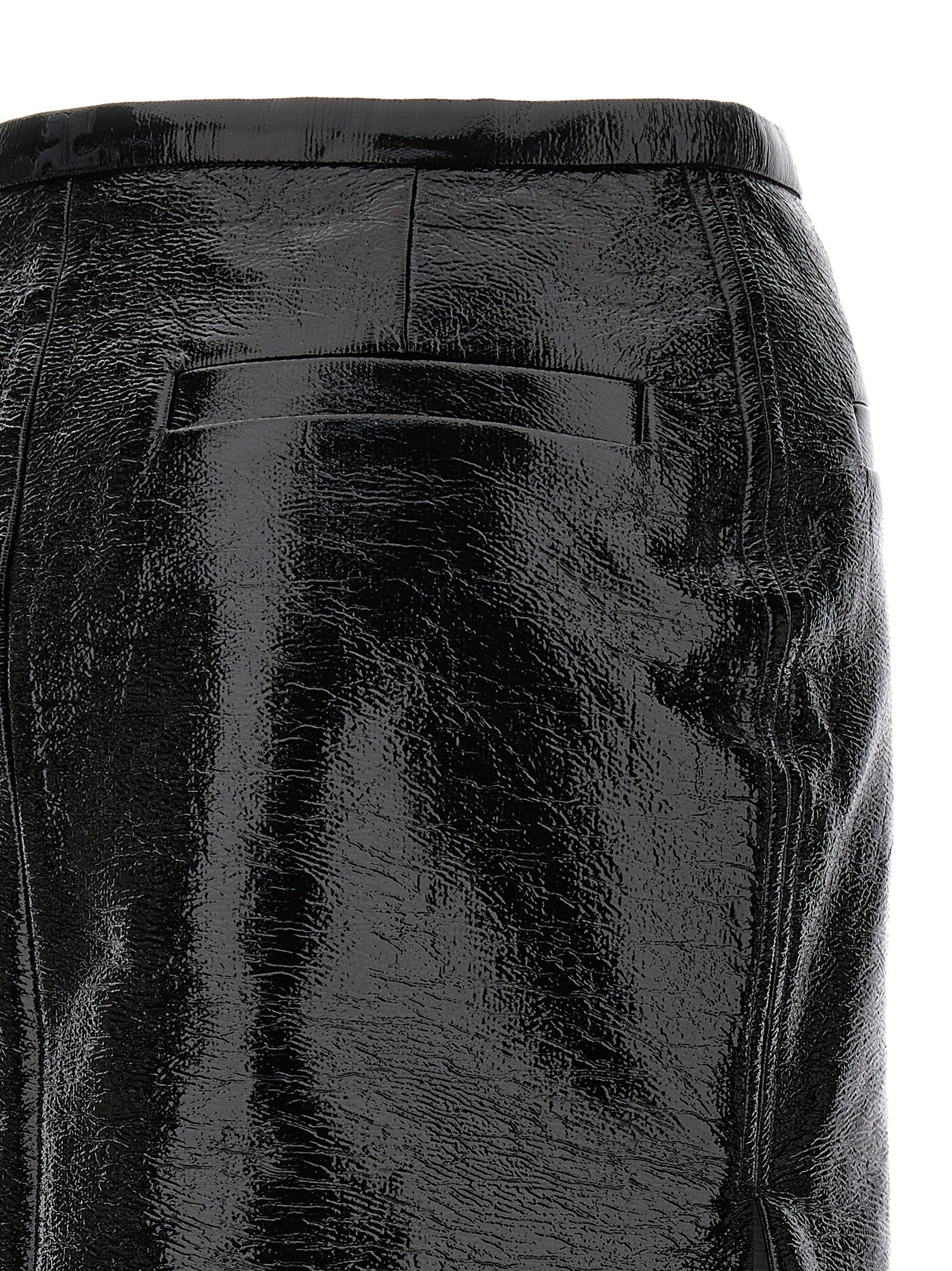 Courreges 'Double Slit Vinyl' Skirt