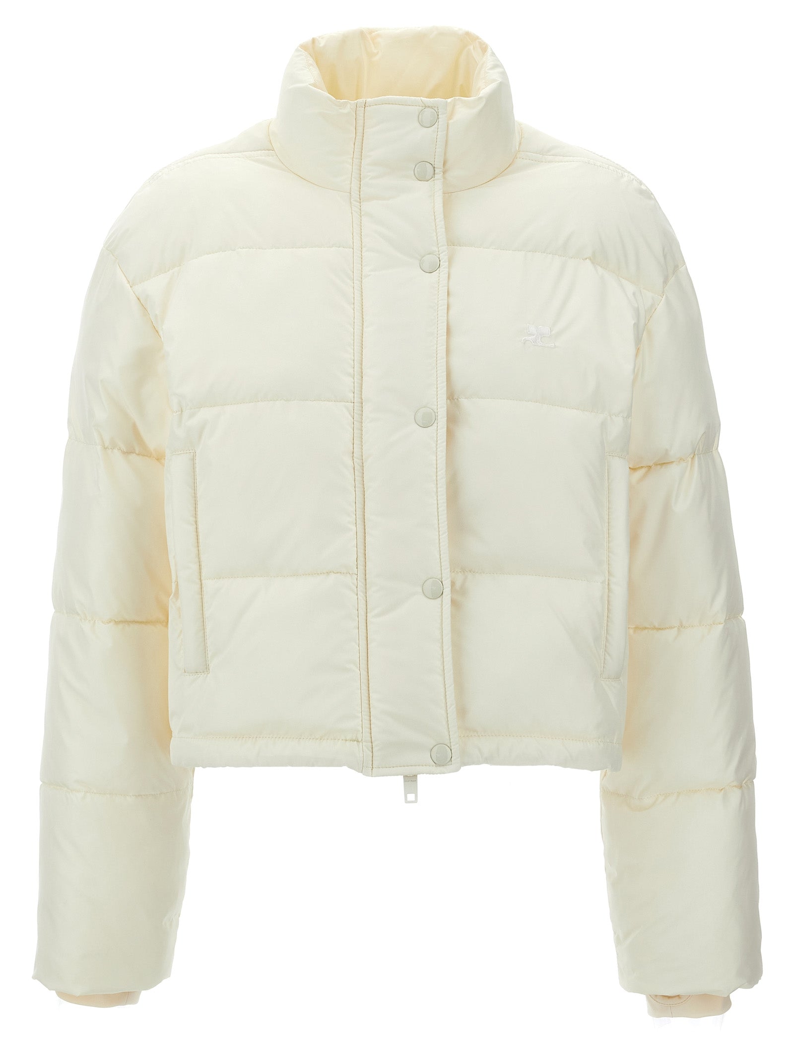 Courreges 'Ac' Cropped Down Jacket