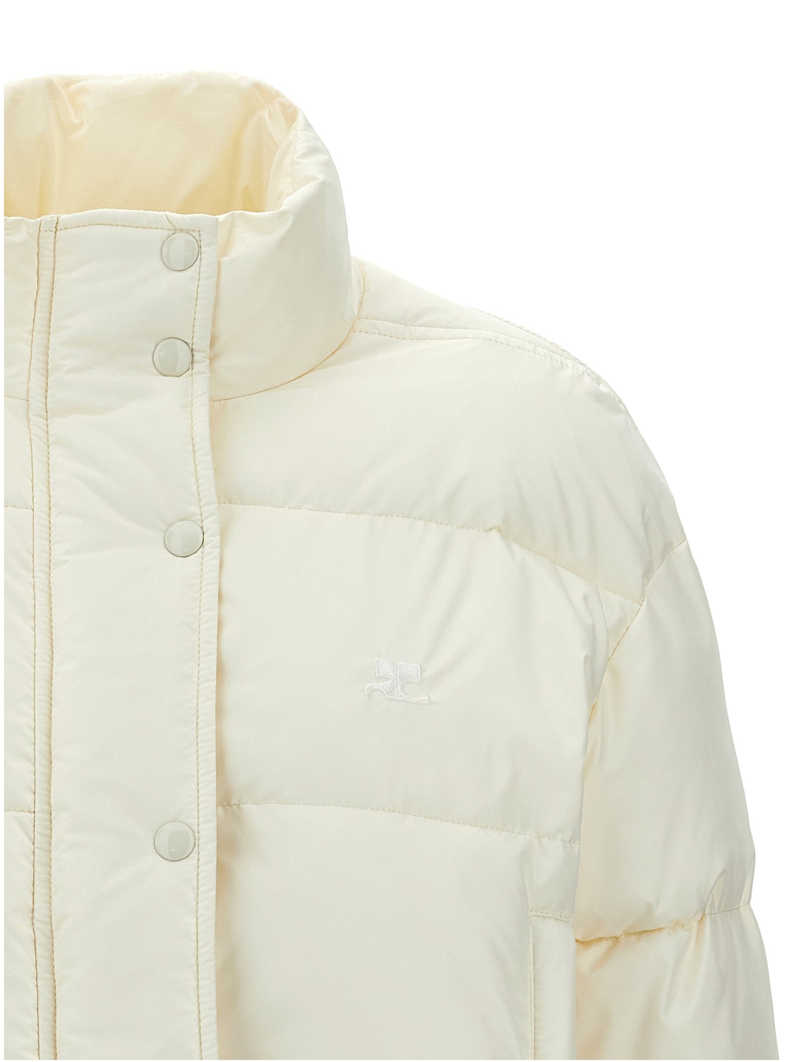 Courreges 'Ac' Cropped Down Jacket