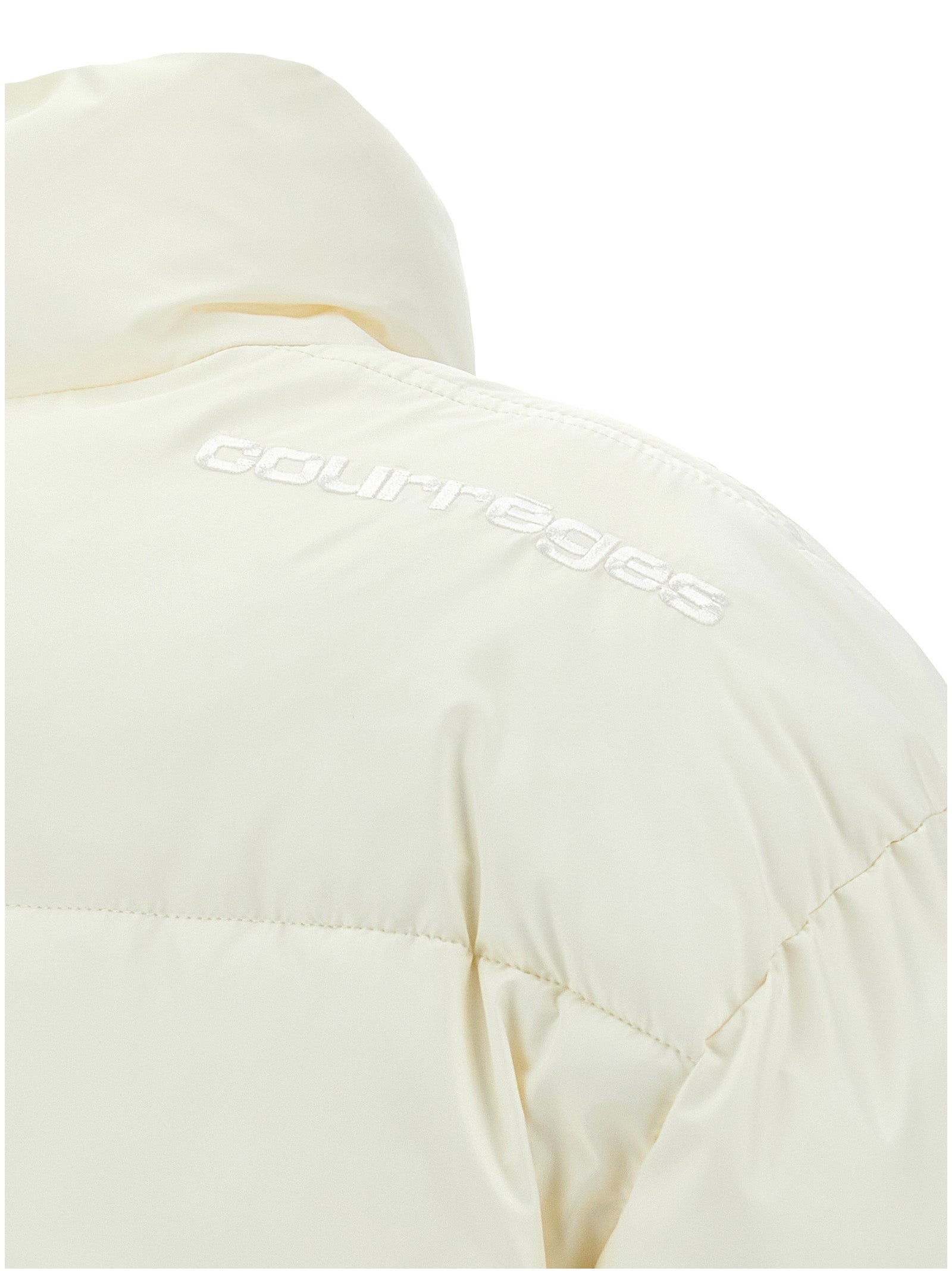 Courreges 'Ac' Cropped Down Jacket