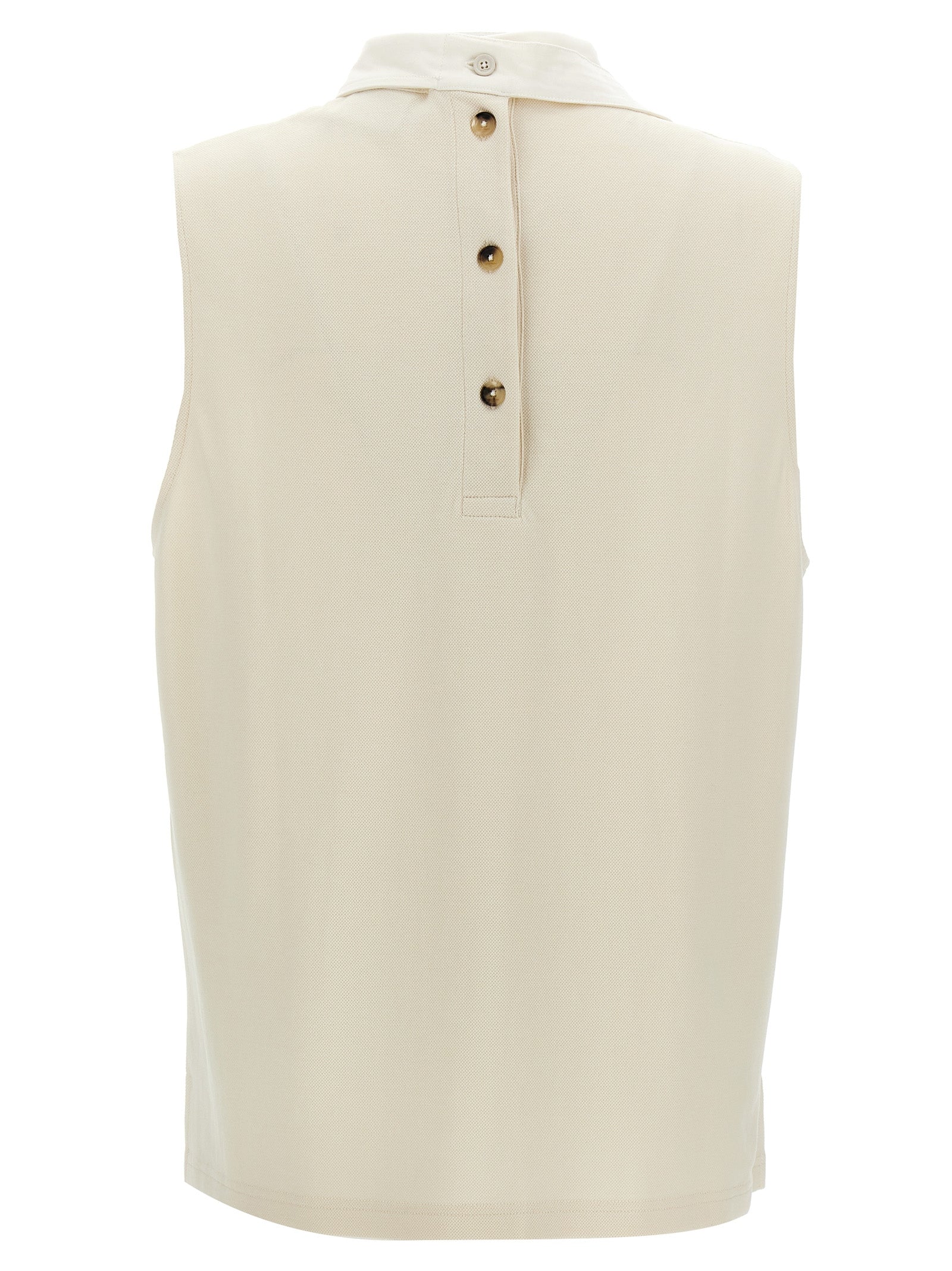 Courreges 'Sangle Sleeveless' Polo Shirt