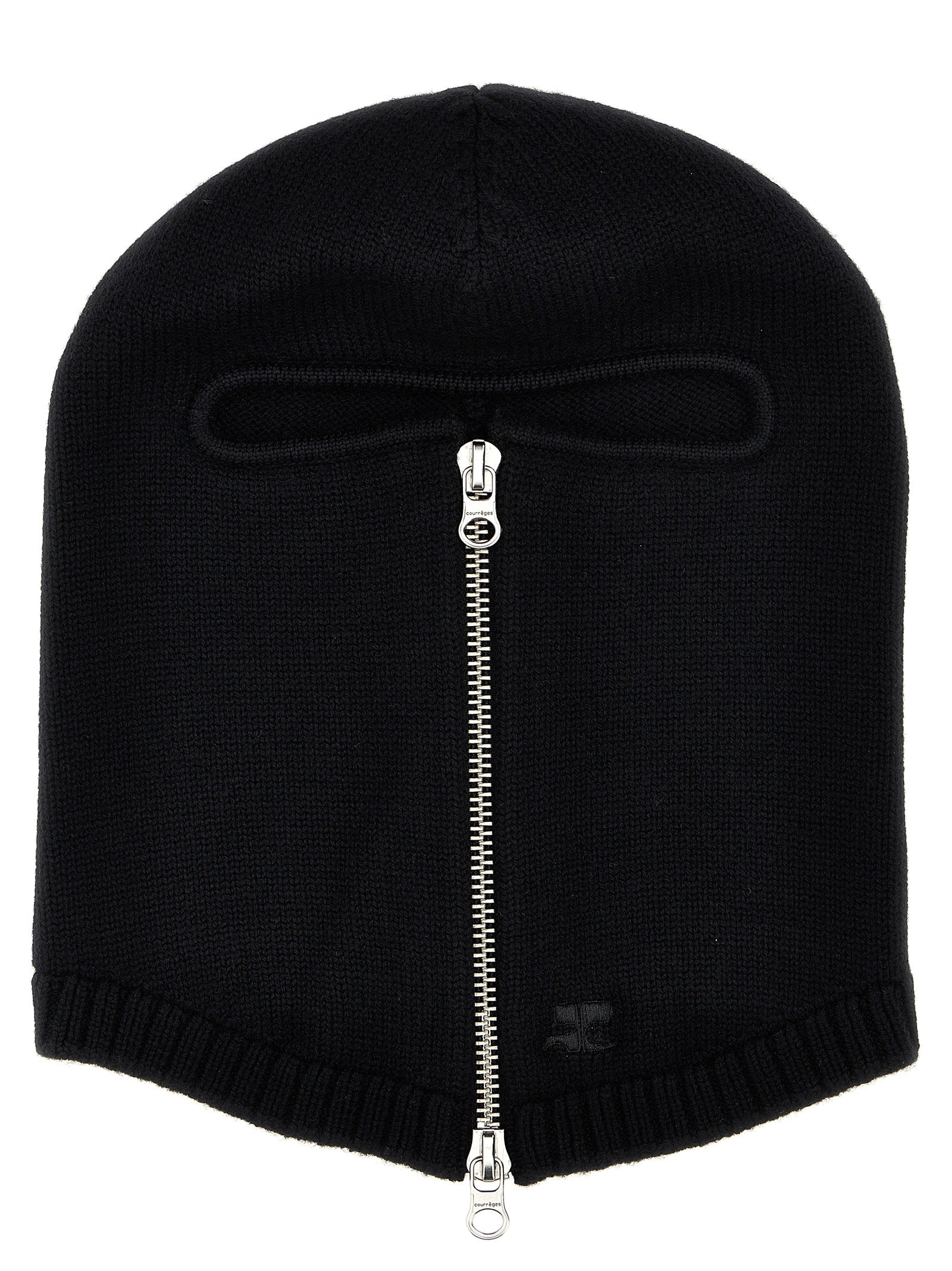 Courreges 'Zipped Wool' Balaclava