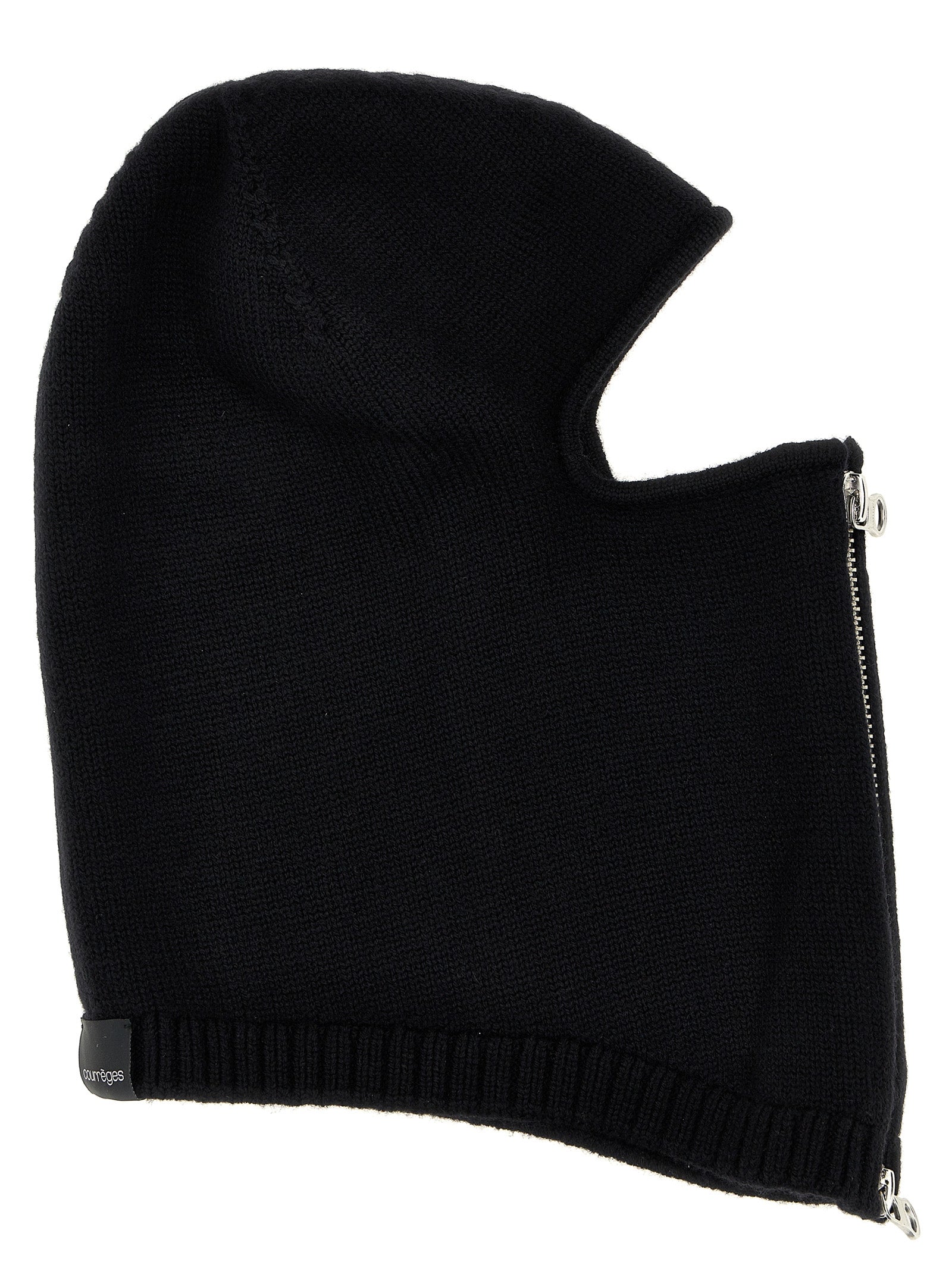 Courreges 'Zipped Wool' Balaclava