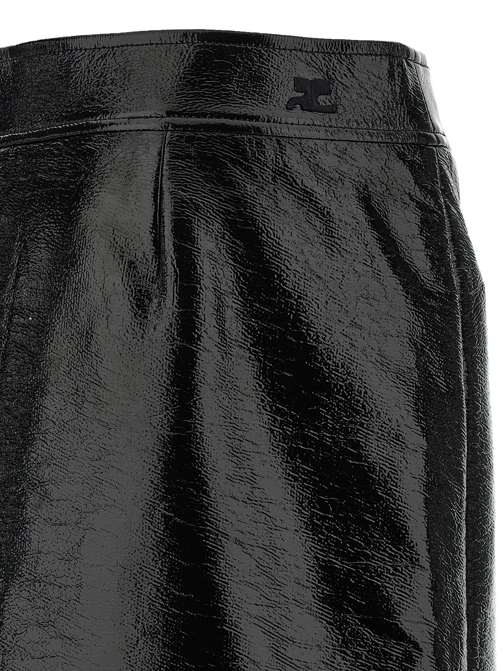 Courreges 'Zipped Vinyl' Skirt