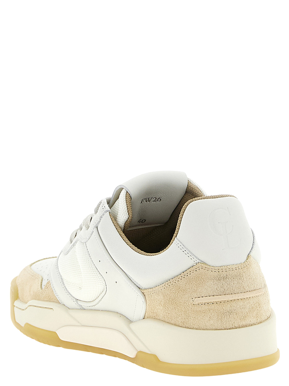 Christian Louboutin Beige 'Bsktball 1 Retro' Sneakers