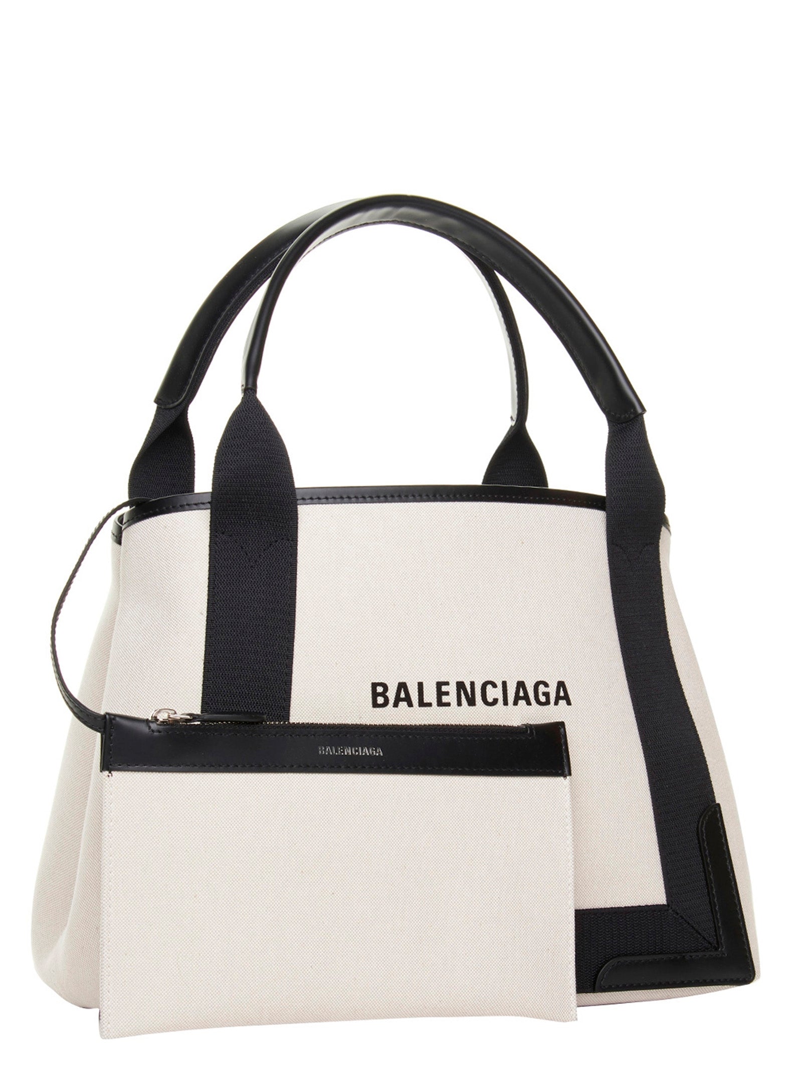 Balenciaga 'Navy Cabas' Small Shopping Bag