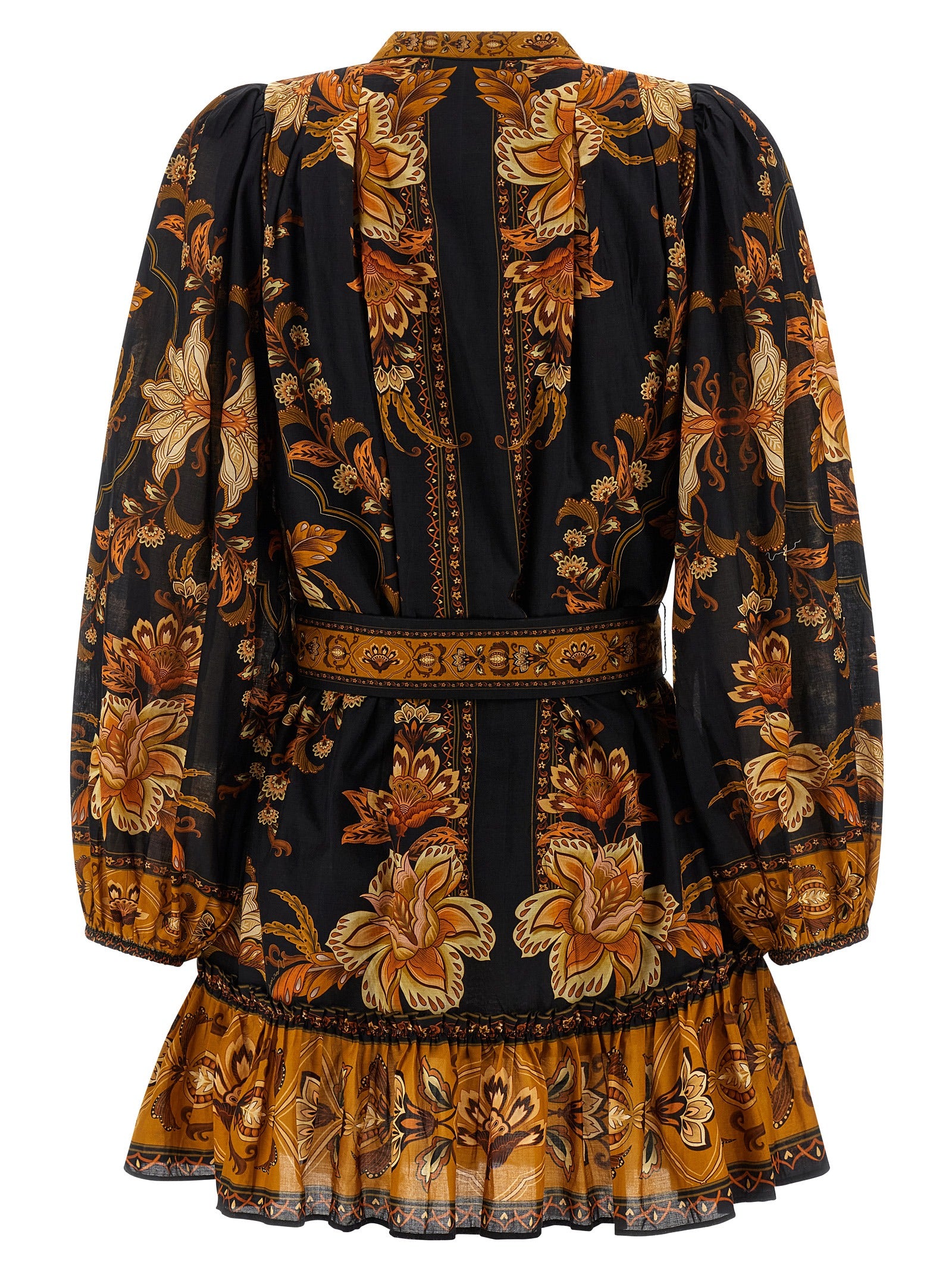 Farm Rio 'Majestic Garden Black' Dress