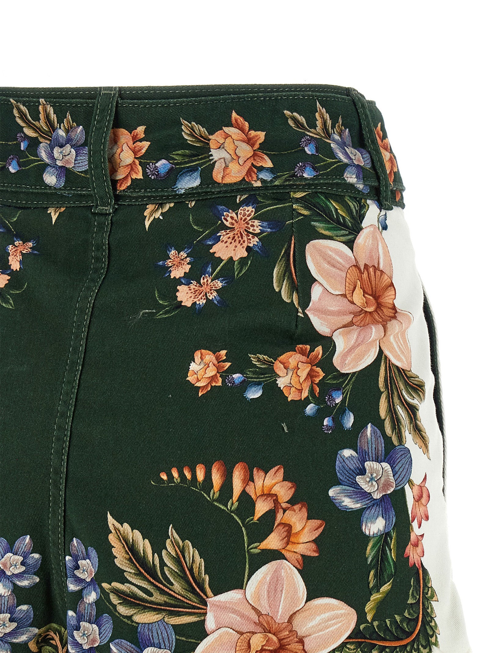 Farm Rio 'Green Berry Garden' Shorts