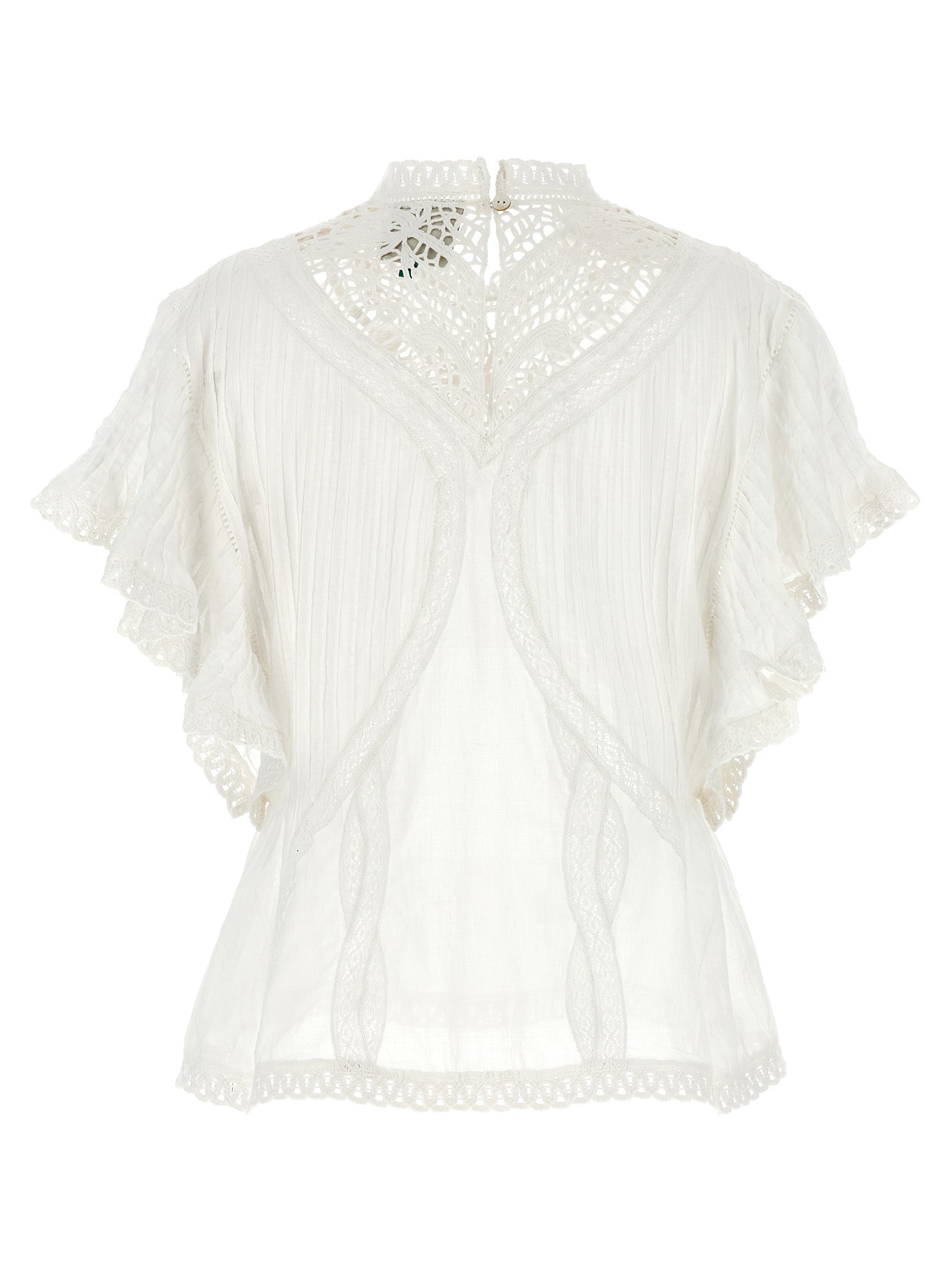 Farm Rio Openwork Detail Blouse