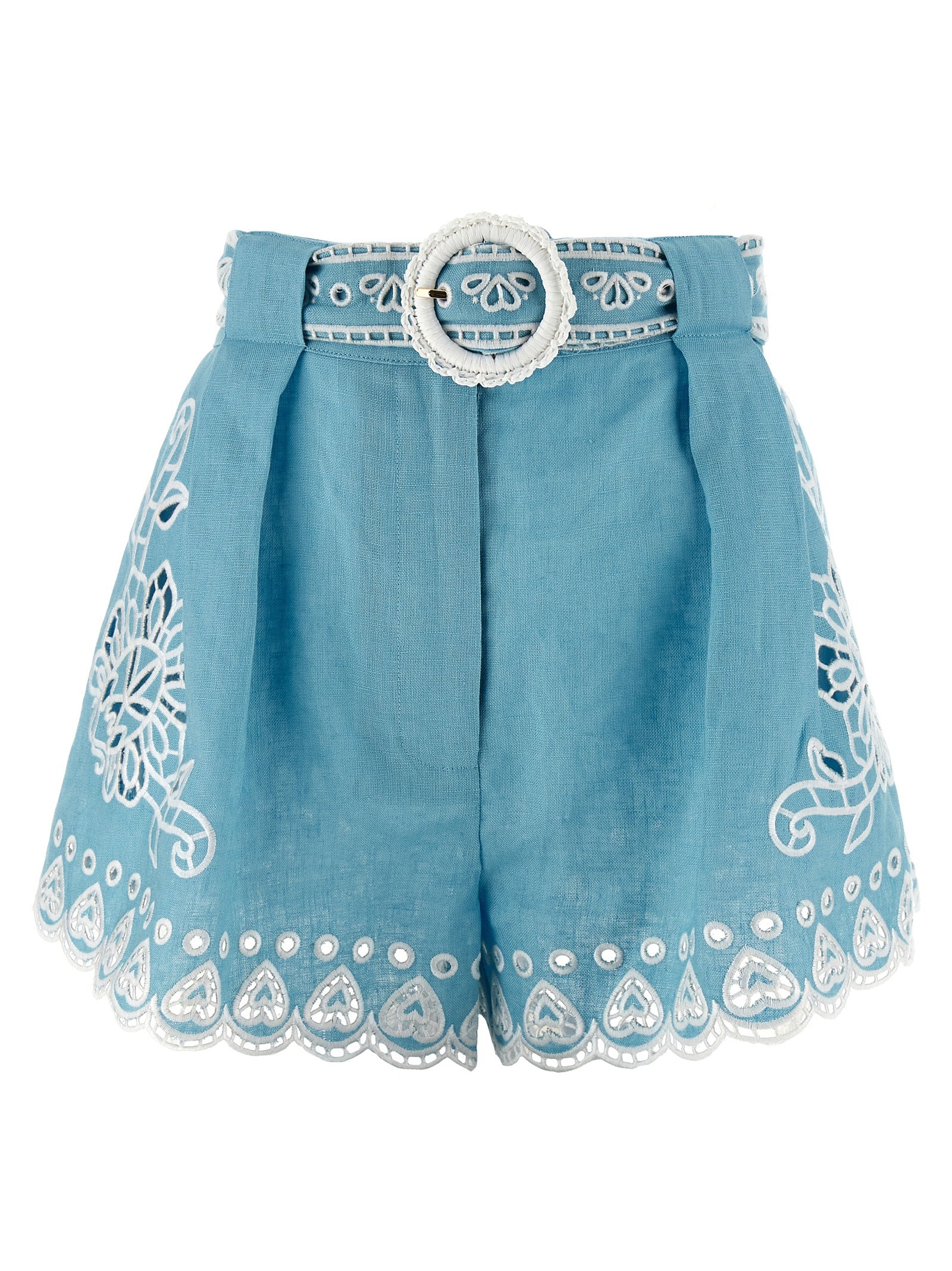 Farm Rio 'Romantic Richelieu' Shorts