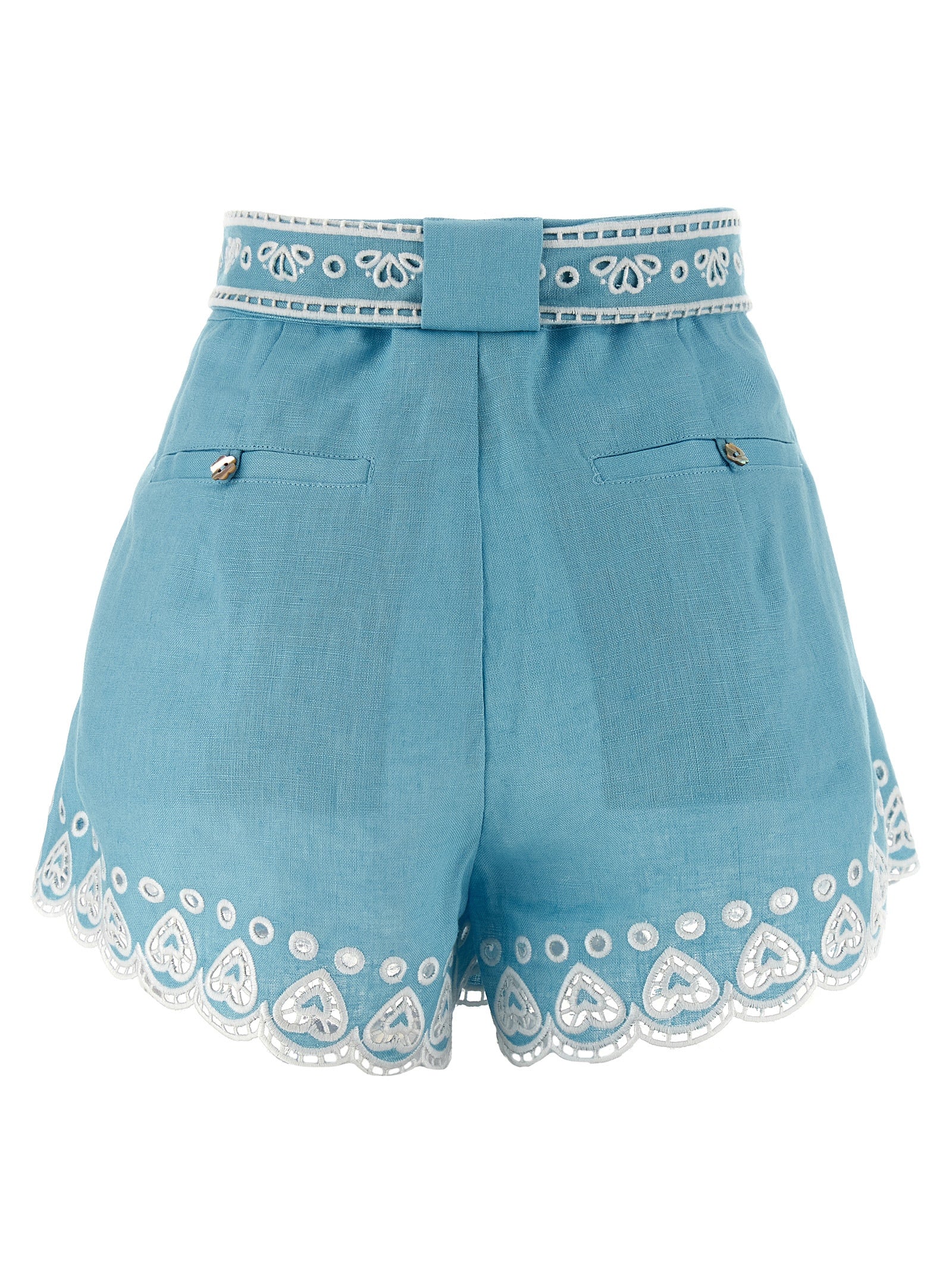 Farm Rio 'Romantic Richelieu' Shorts