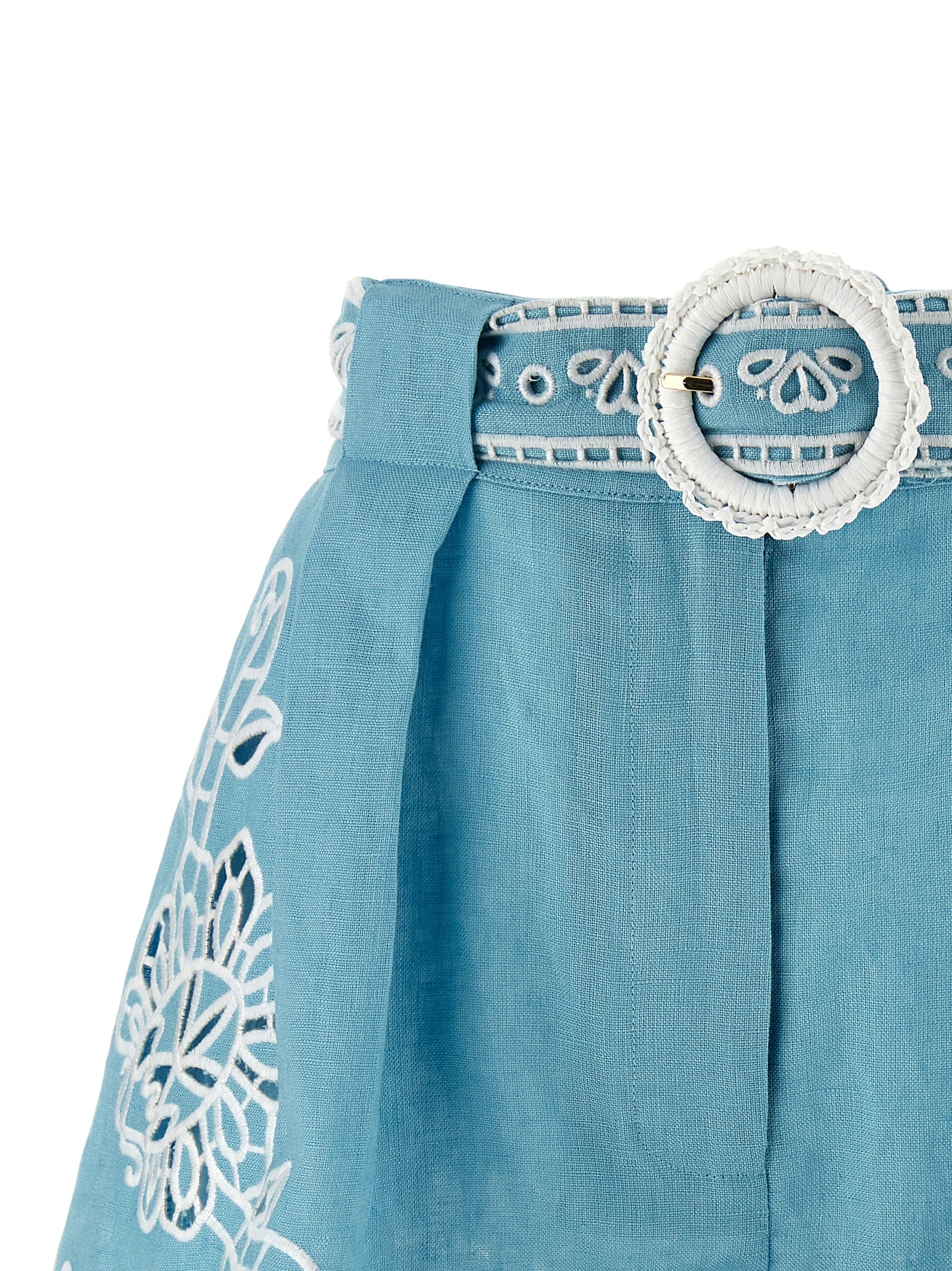 Farm Rio 'Romantic Richelieu' Shorts