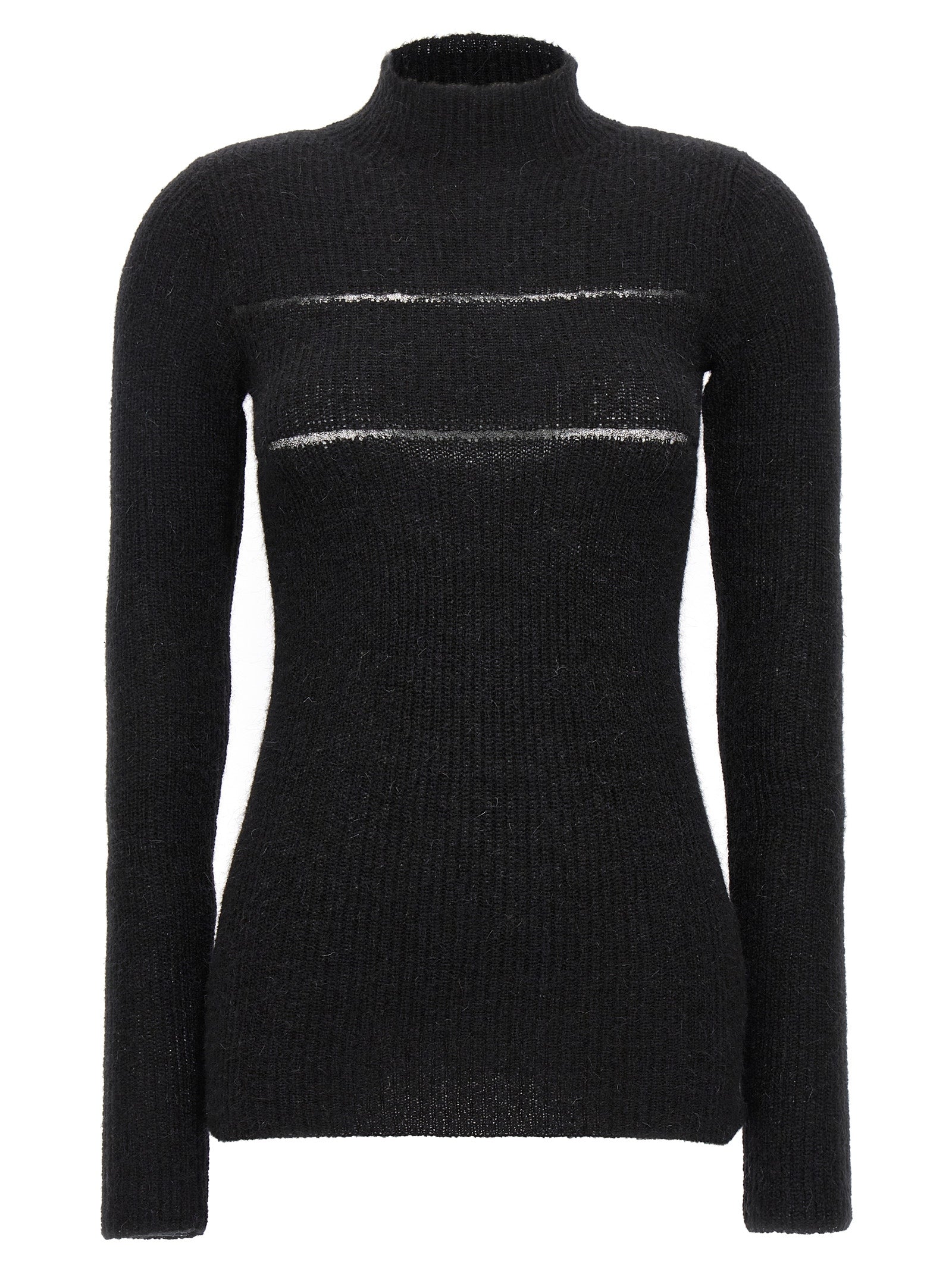 Msgm Organza Insert Sweater