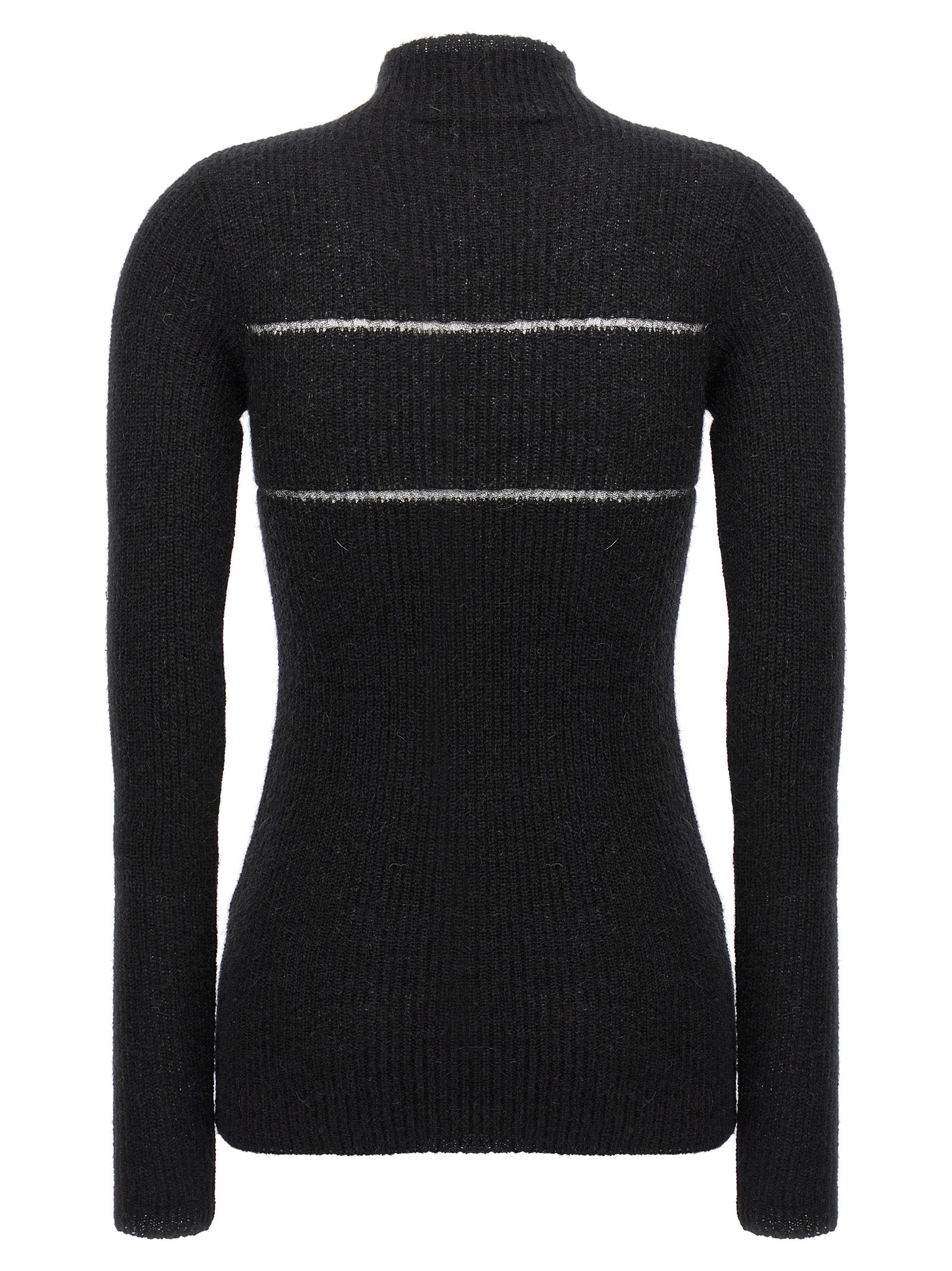 Msgm Organza Insert Sweater