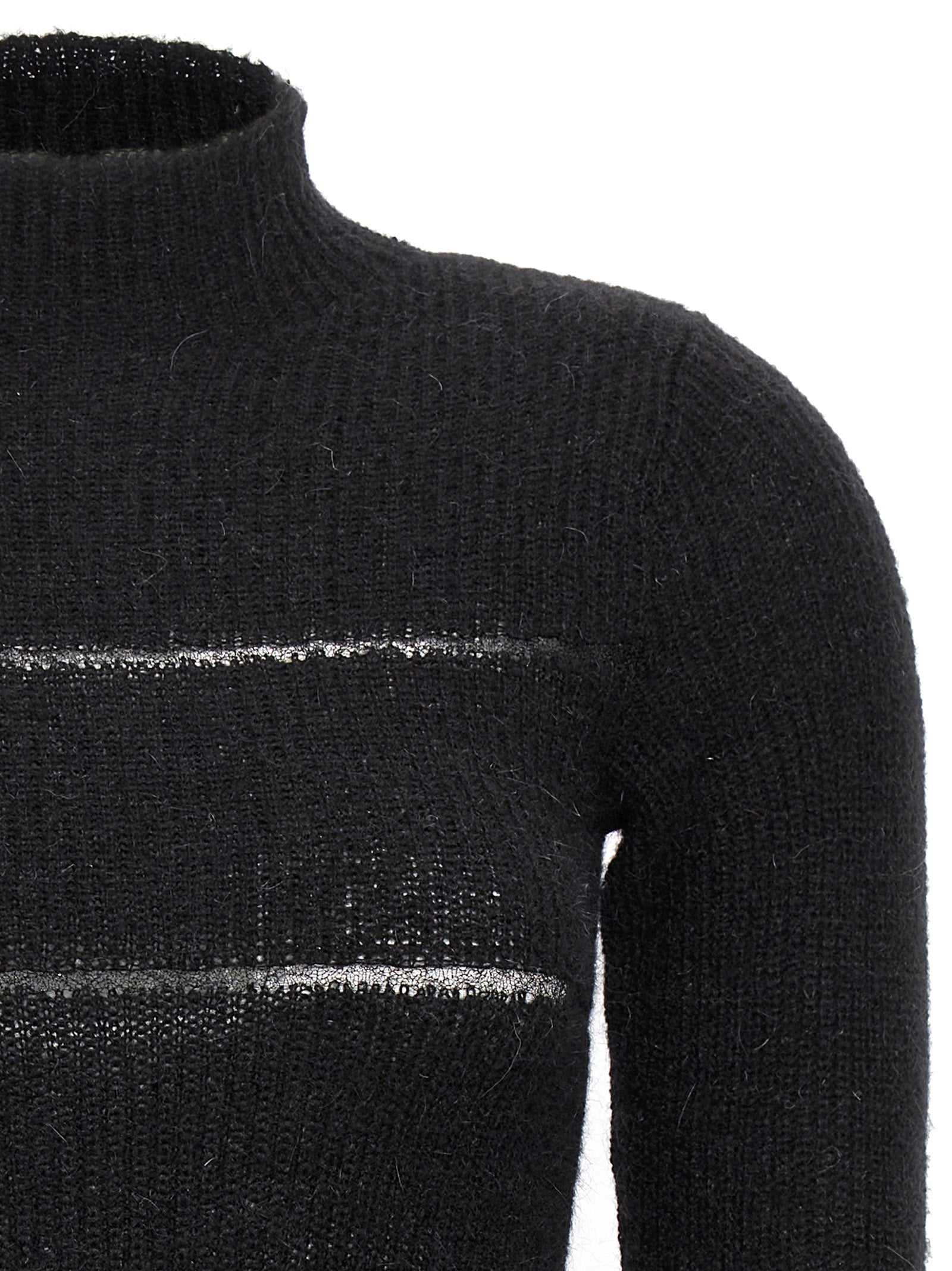 Msgm Organza Insert Sweater