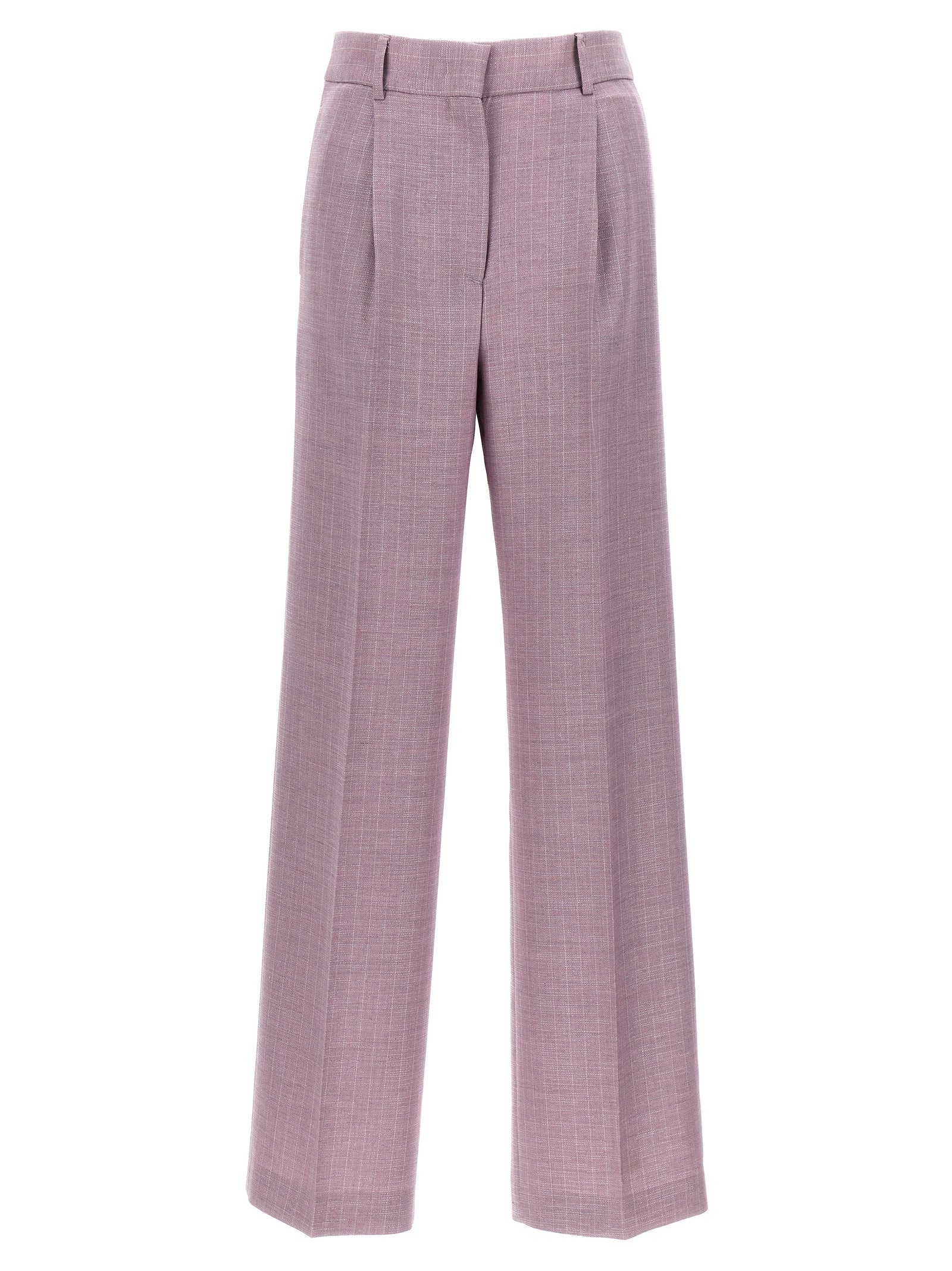 Msgm Lurex Pinstriped Pants