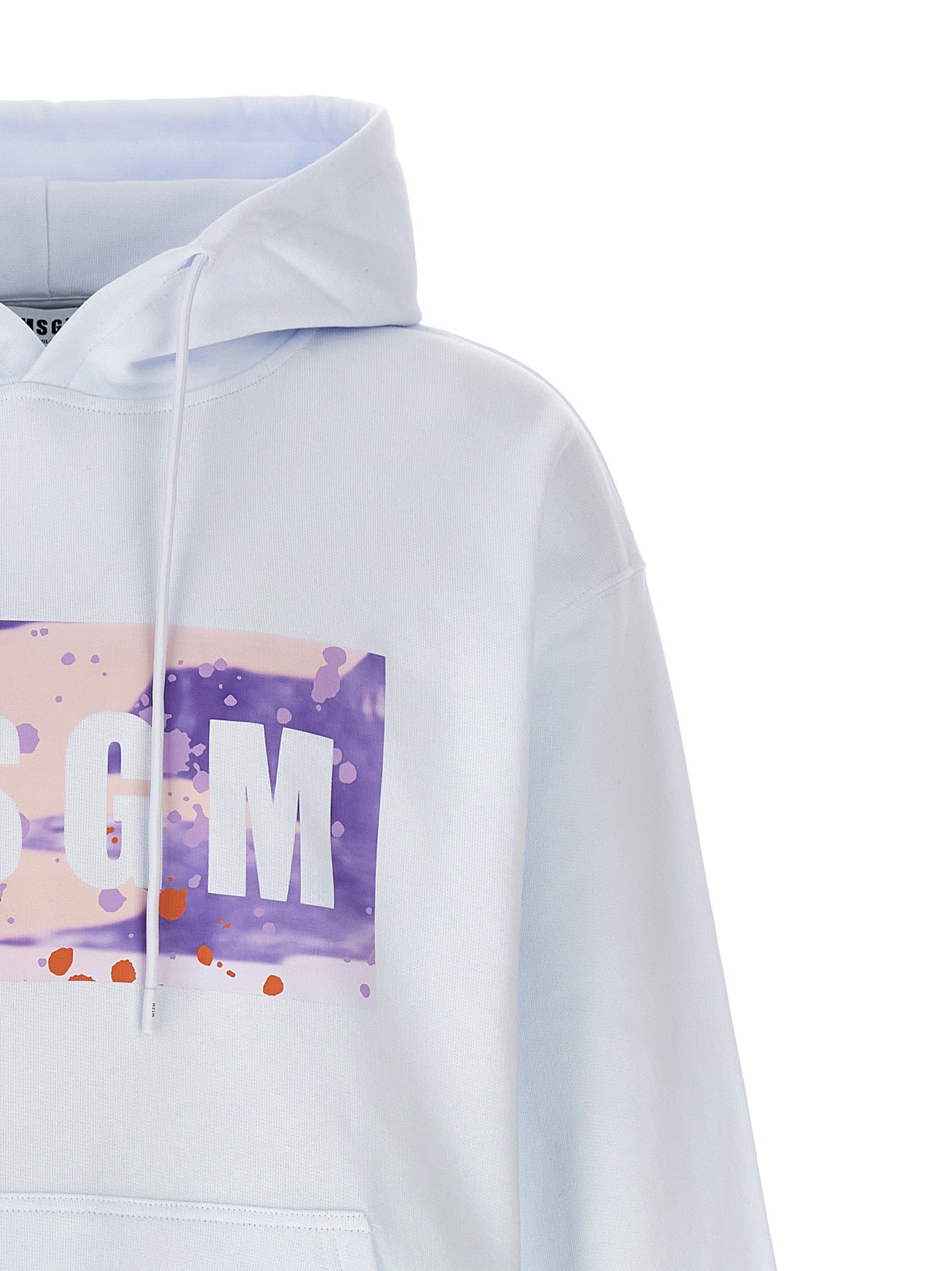 Msgm 'Camo Season Box Logo' Hoodie