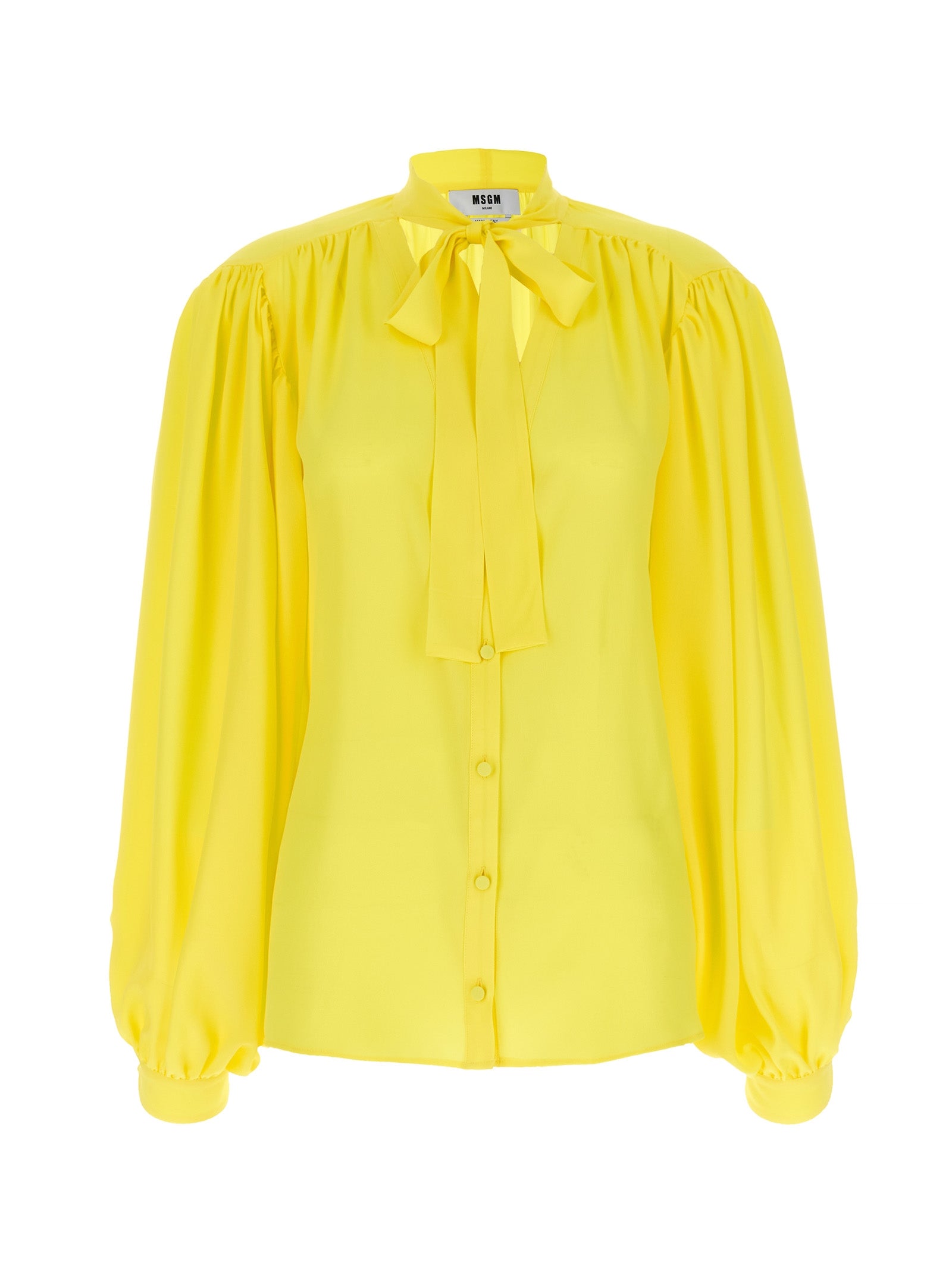 Msgm Bow Shirt