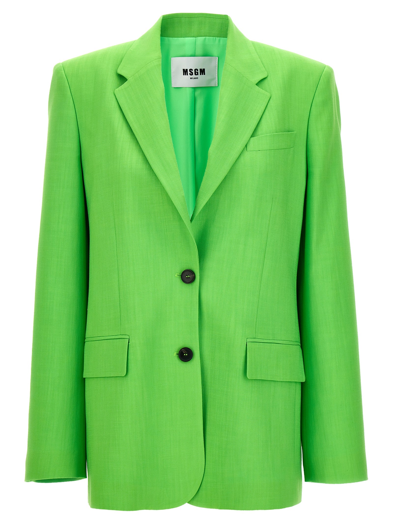 Msgm Single-Breasted Blazer