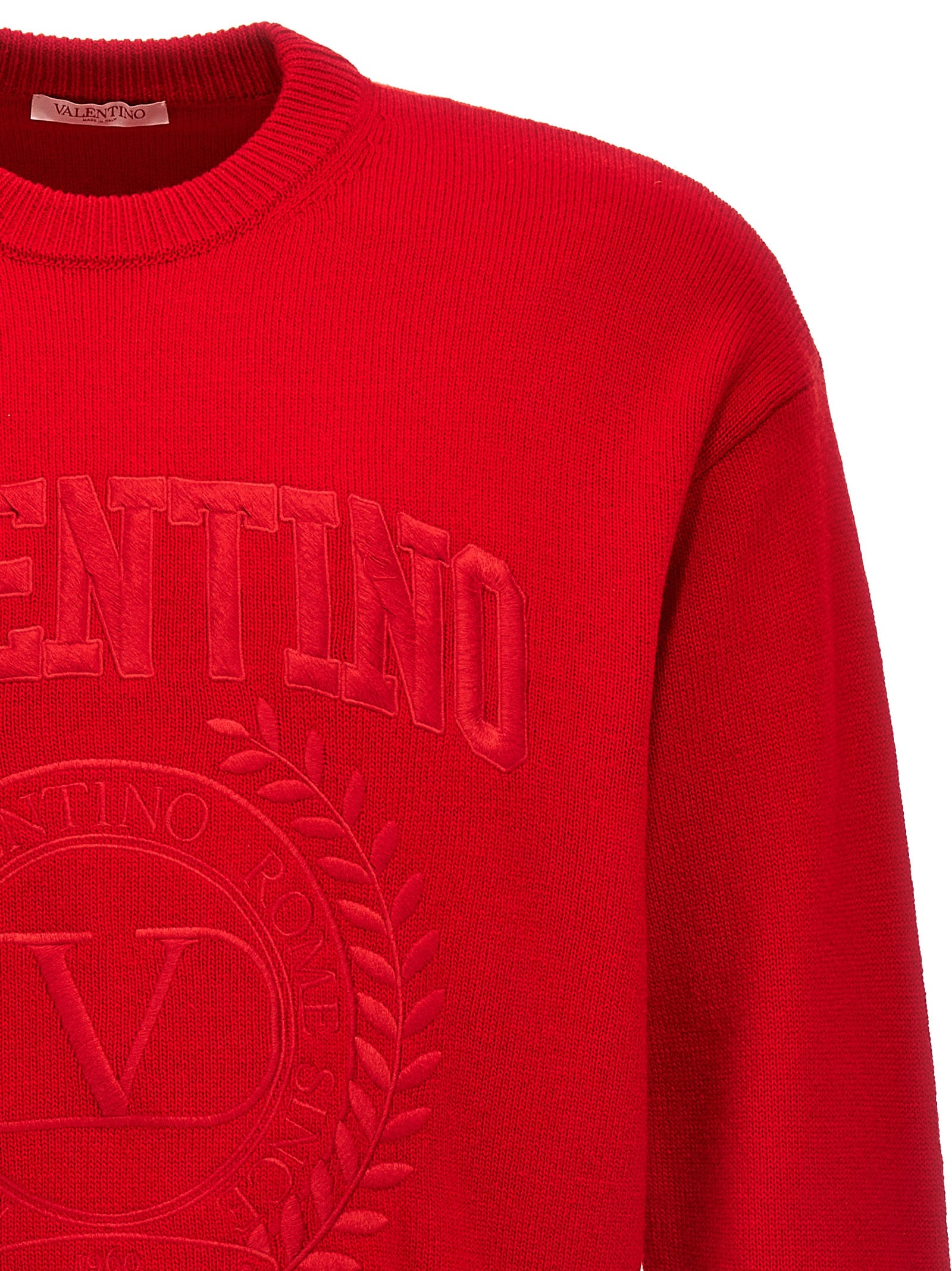 Valentino Garavani Valentino Logo Embroidery Sweater