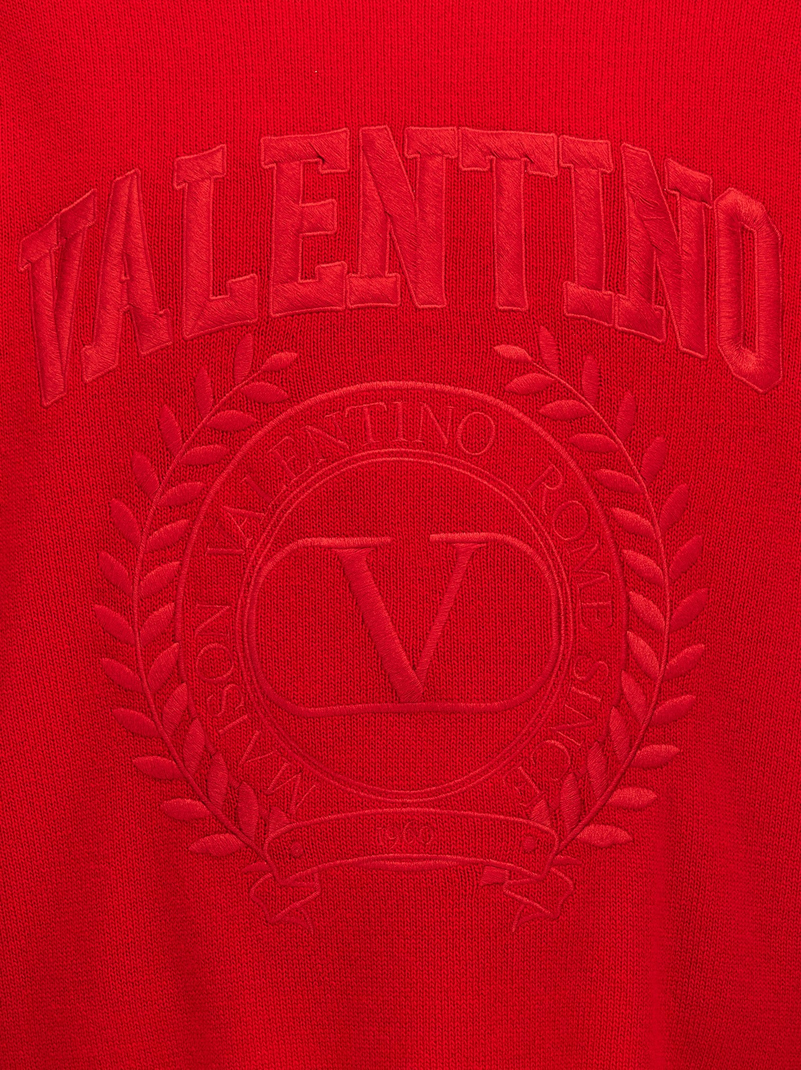 Valentino Garavani Valentino Logo Embroidery Sweater