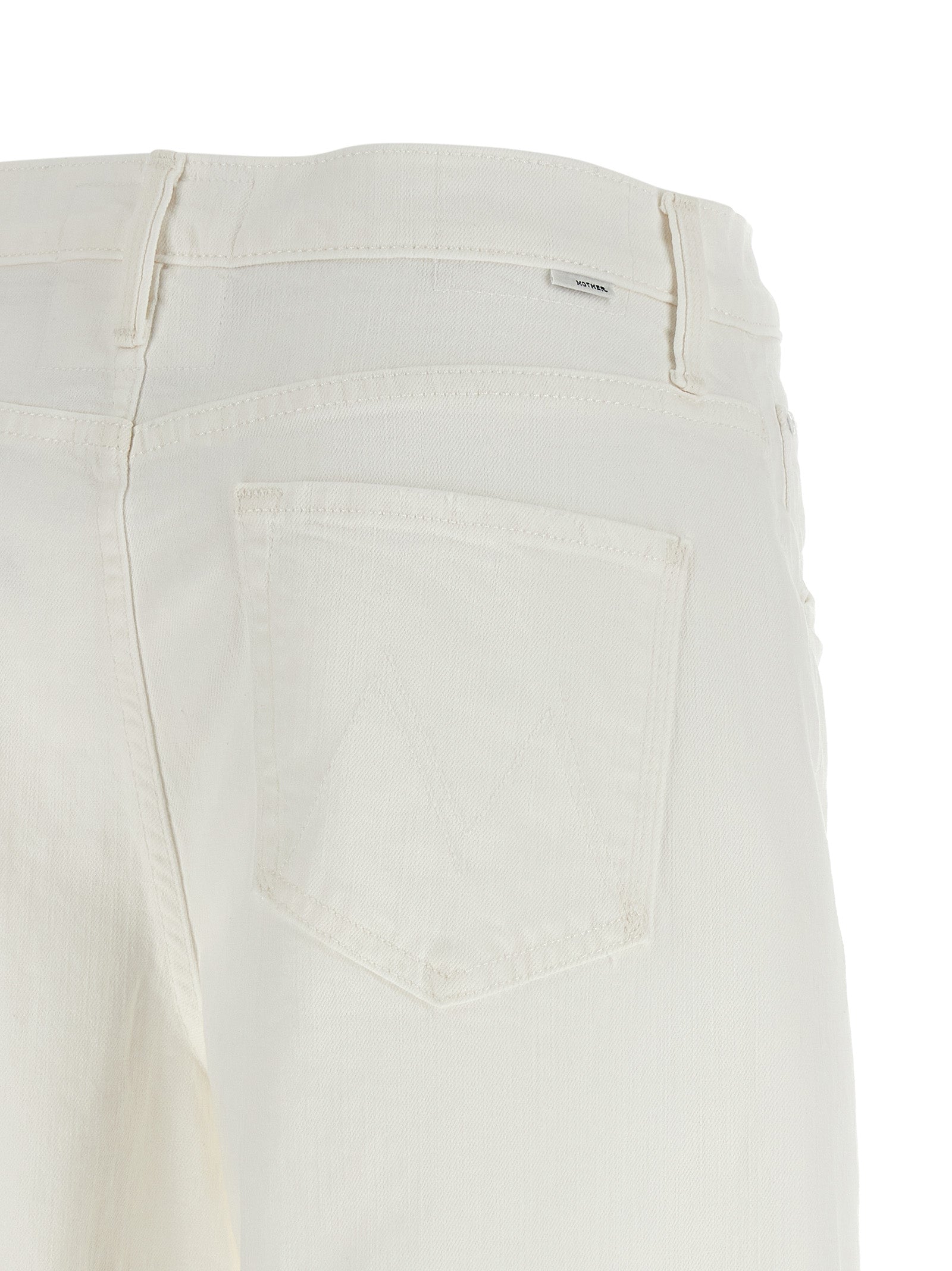 Mother 'The Whole Lot Zip Twist Fray' Bermuda Shorts