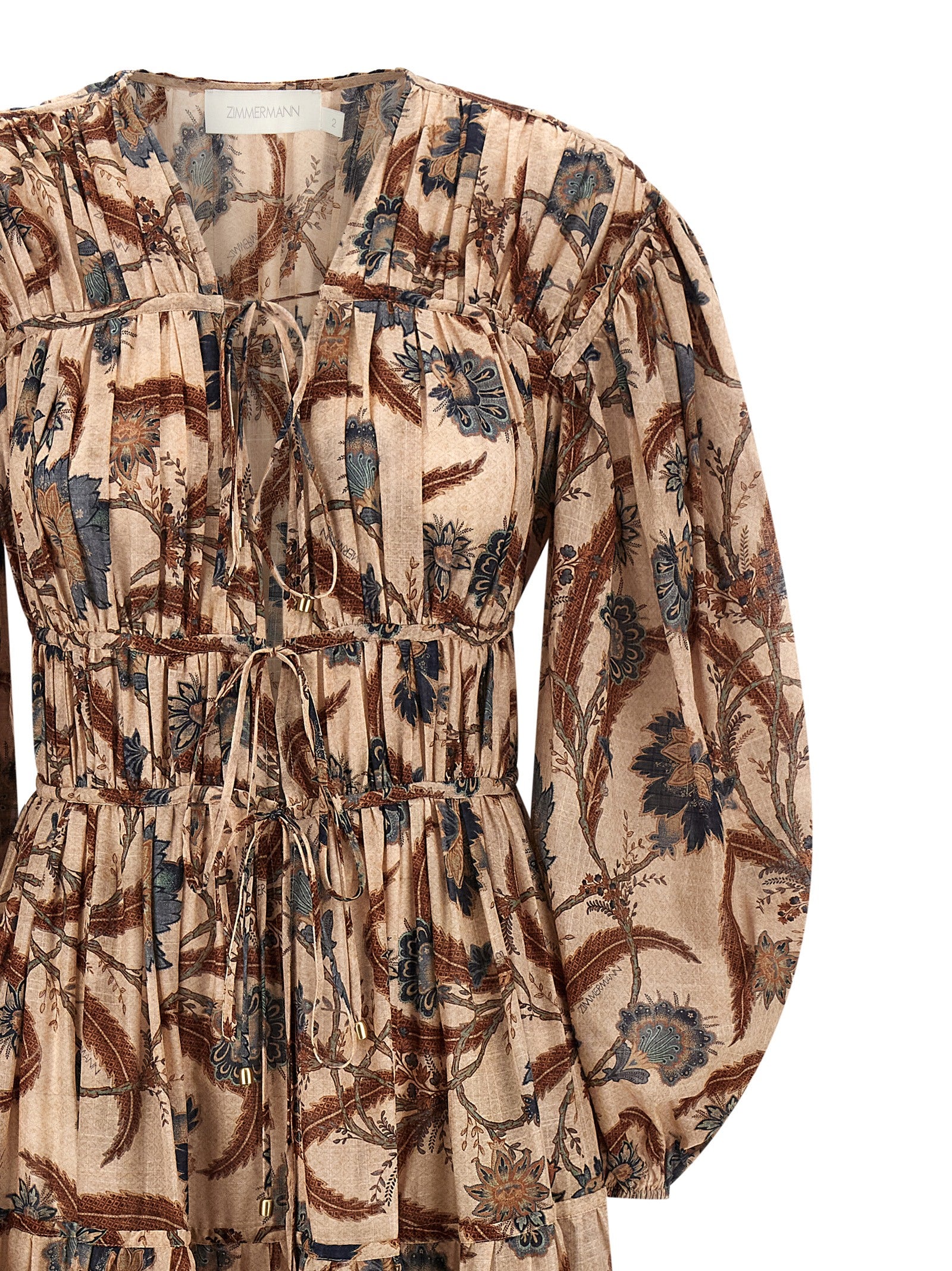 Zimmermann 'Ascension Tie Billow Maxi' Dress