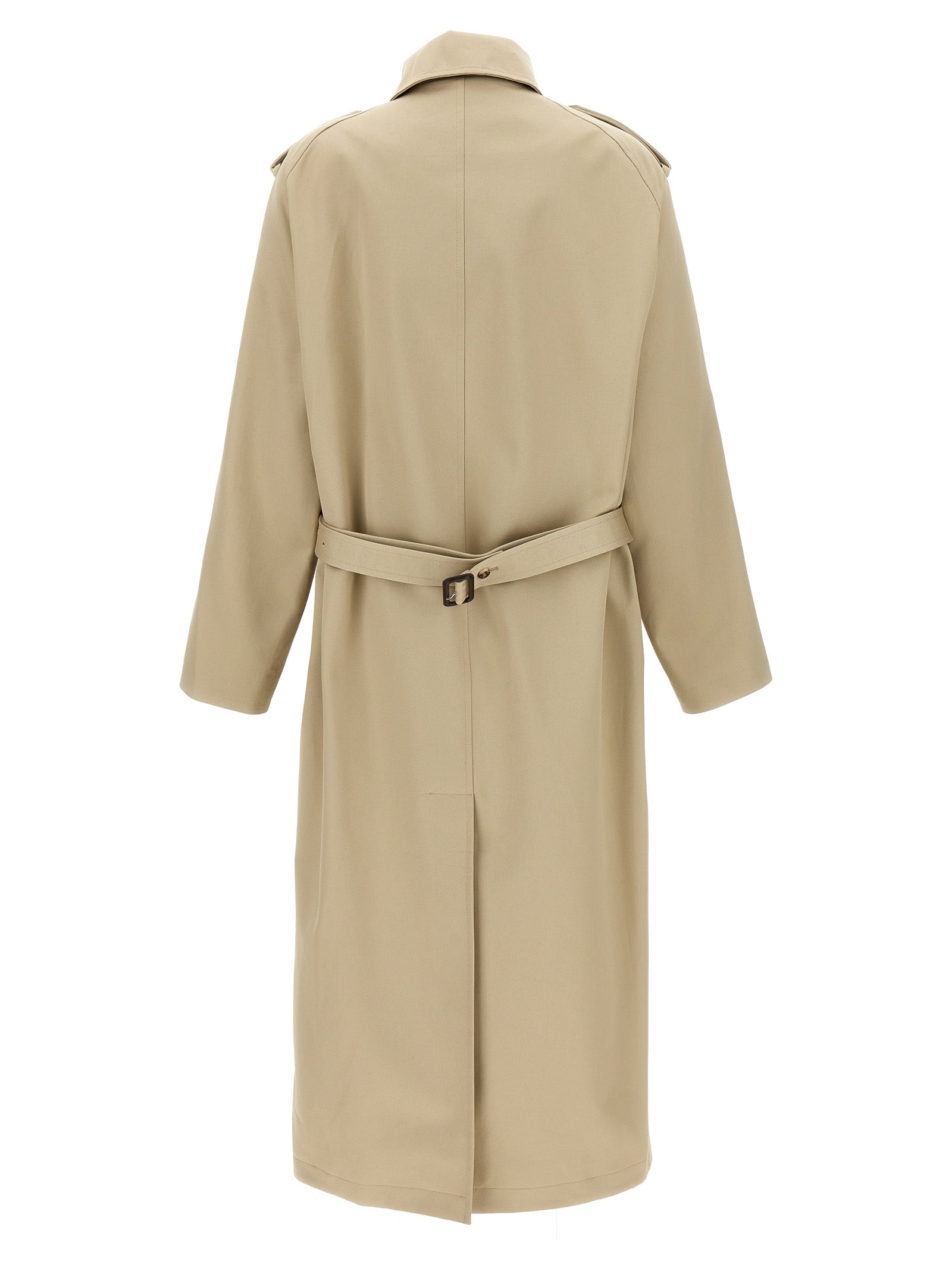 Courreges 'Long Oblique' Trench Coat