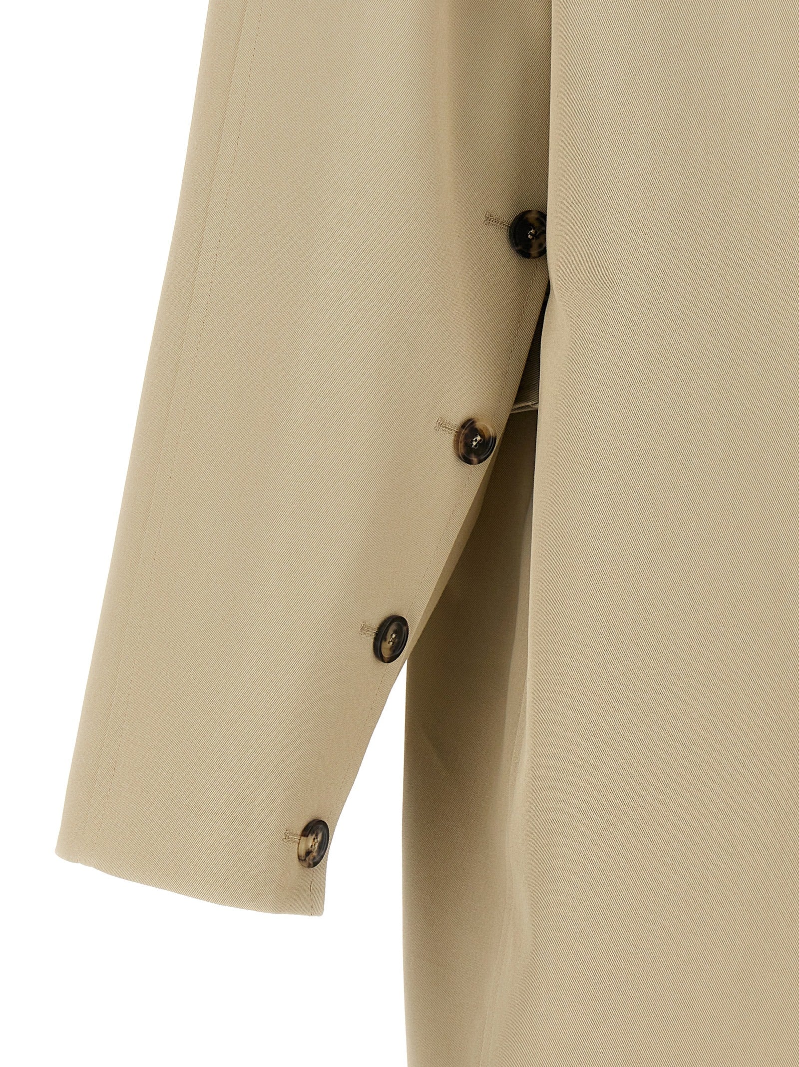 Courreges 'Long Oblique' Trench Coat